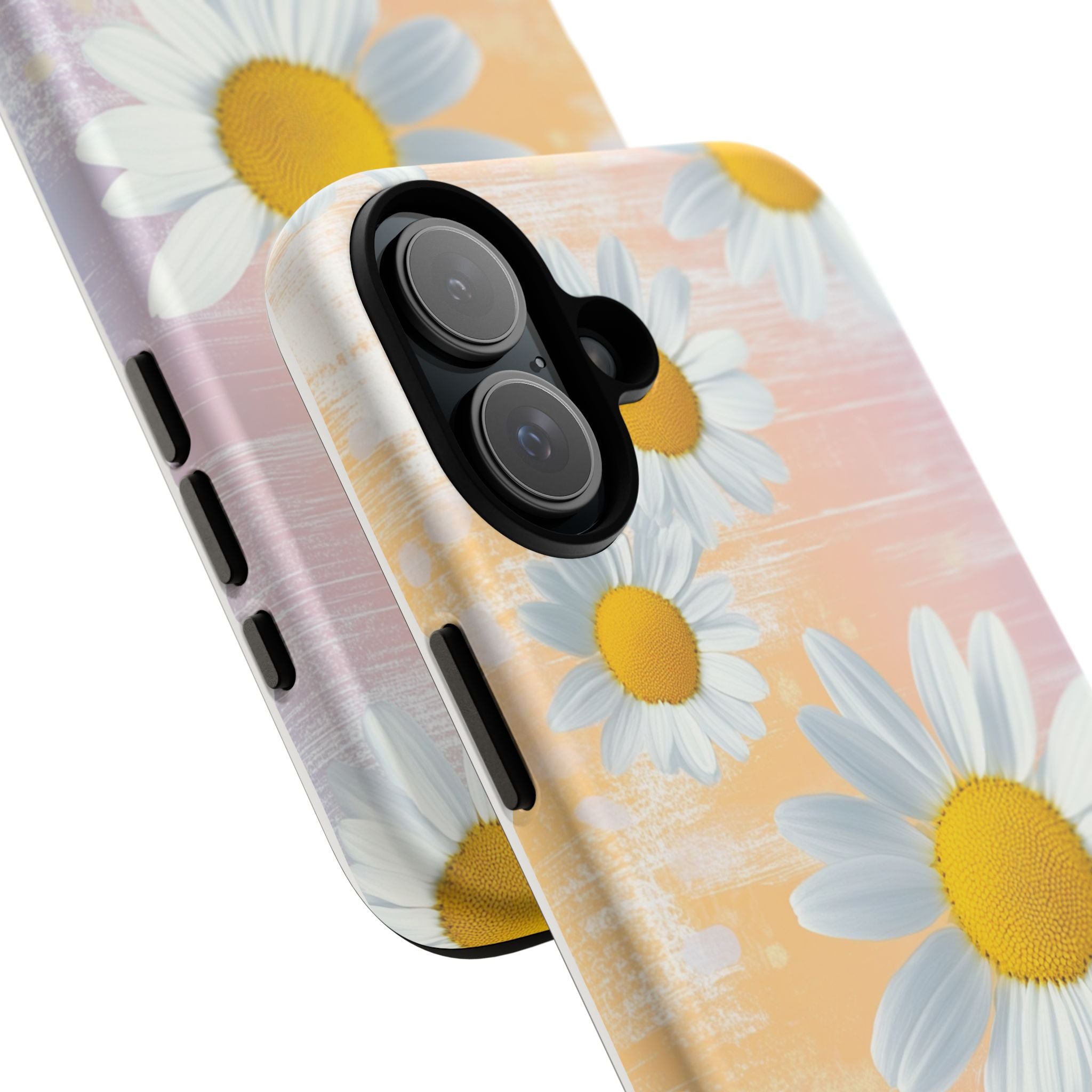 Daisy Phone Case - Floral Tough Case for Nature Lovers