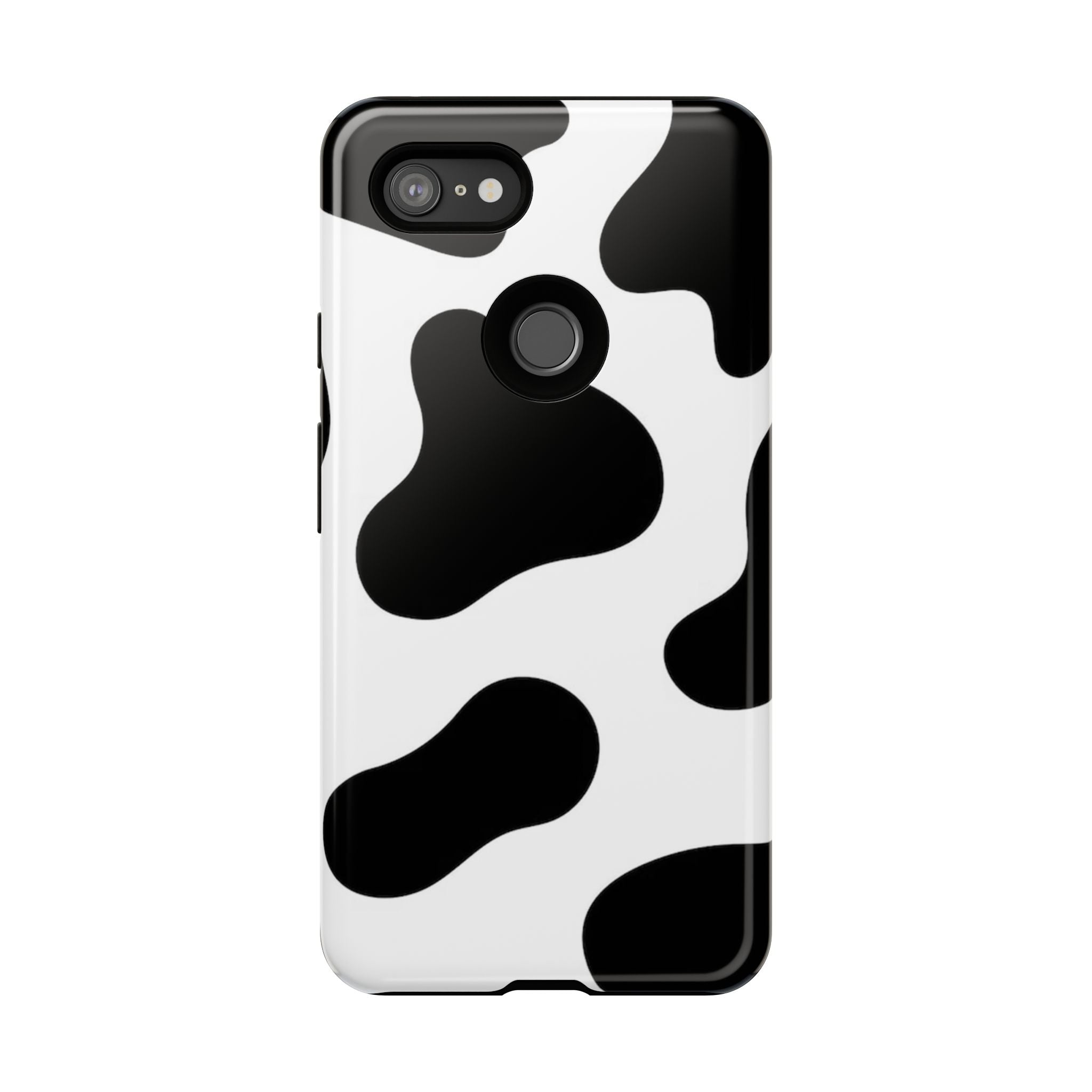 Black and White Cow Print Phone Case, Cute Tough Cases, Animal Print Case, Stylish Smartphone Accessories, Cow Lover Gift
