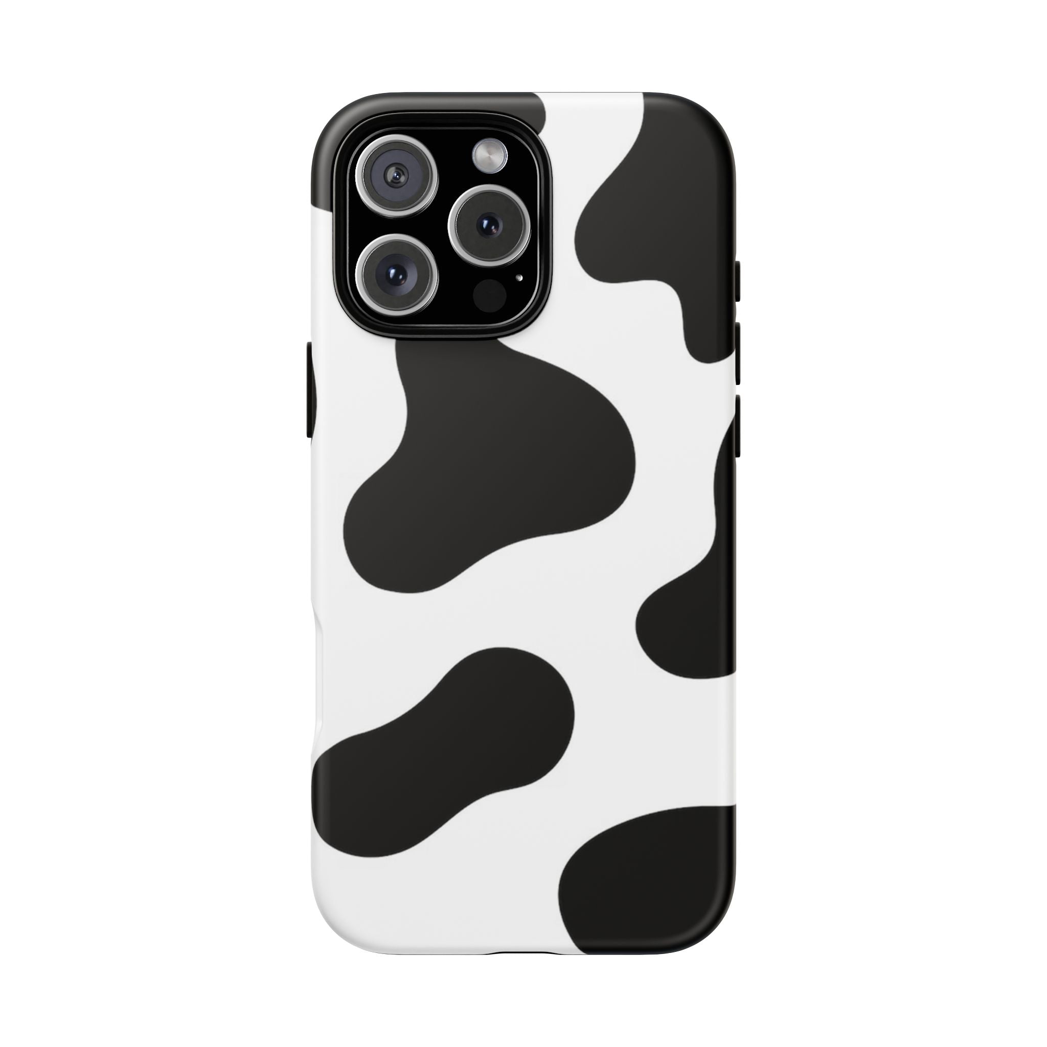 Black and White Cow Print Phone Case, Cute Tough Cases, Animal Print Case, Stylish Smartphone Accessories, Cow Lover Gift