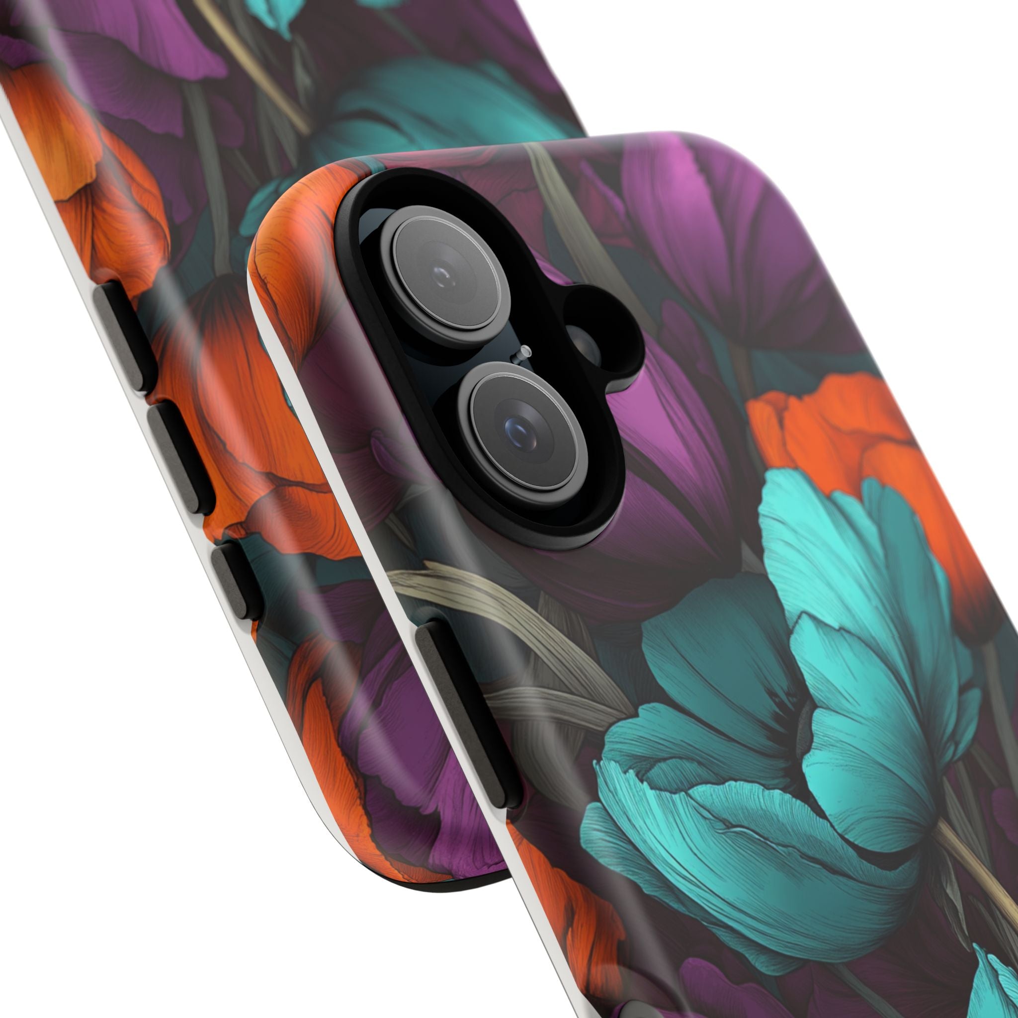 Floral Phone Case - Vibrant Flower Tough Case