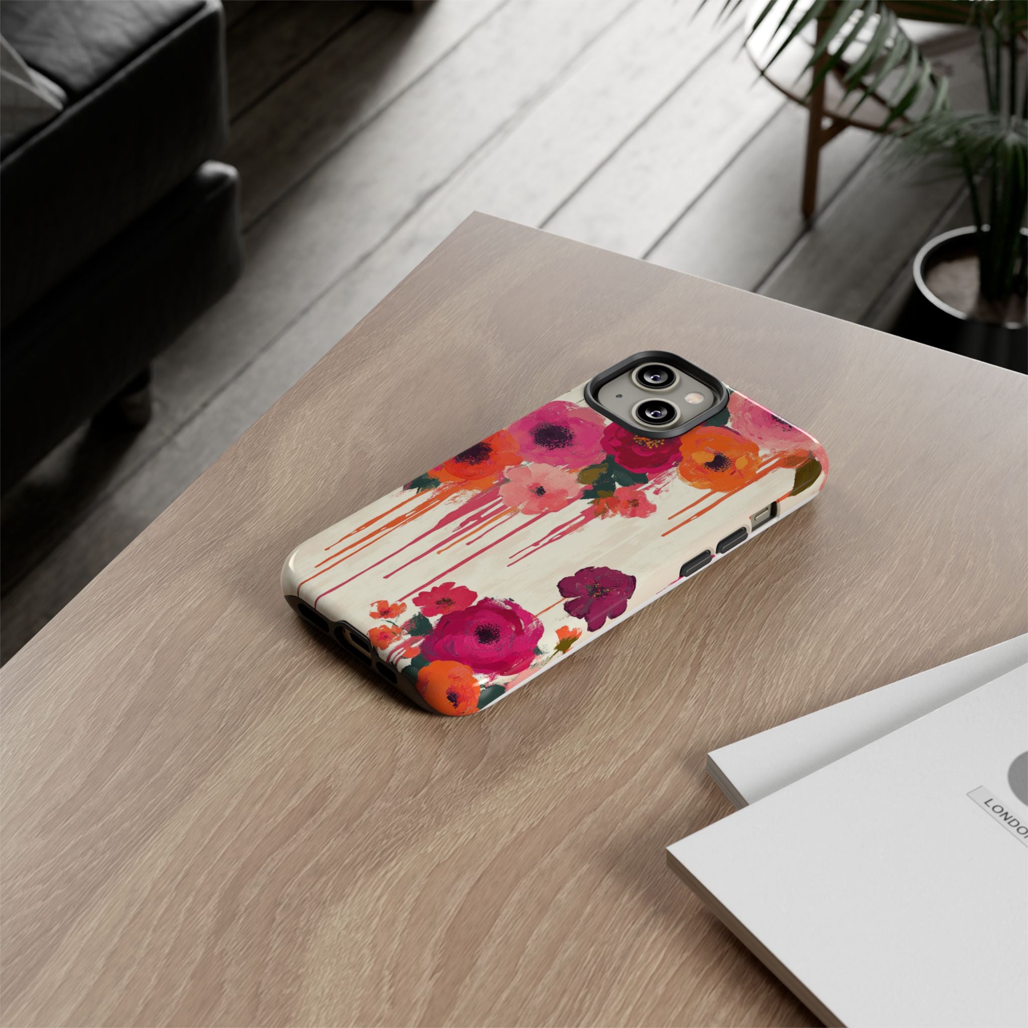 Floral Phone Case - Tough Cases with Vibrant Flower Design