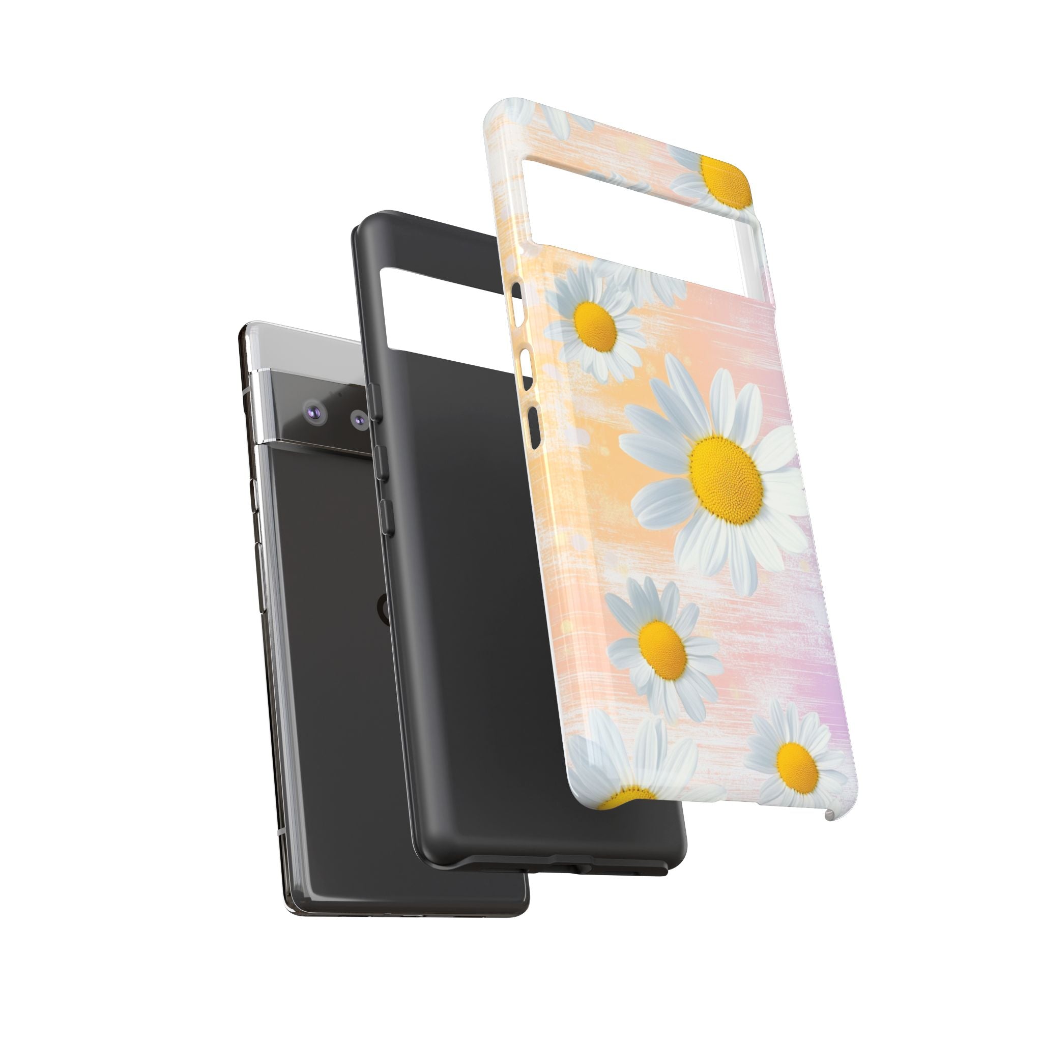 Daisy Phone Case - Floral Tough Case for Nature Lovers