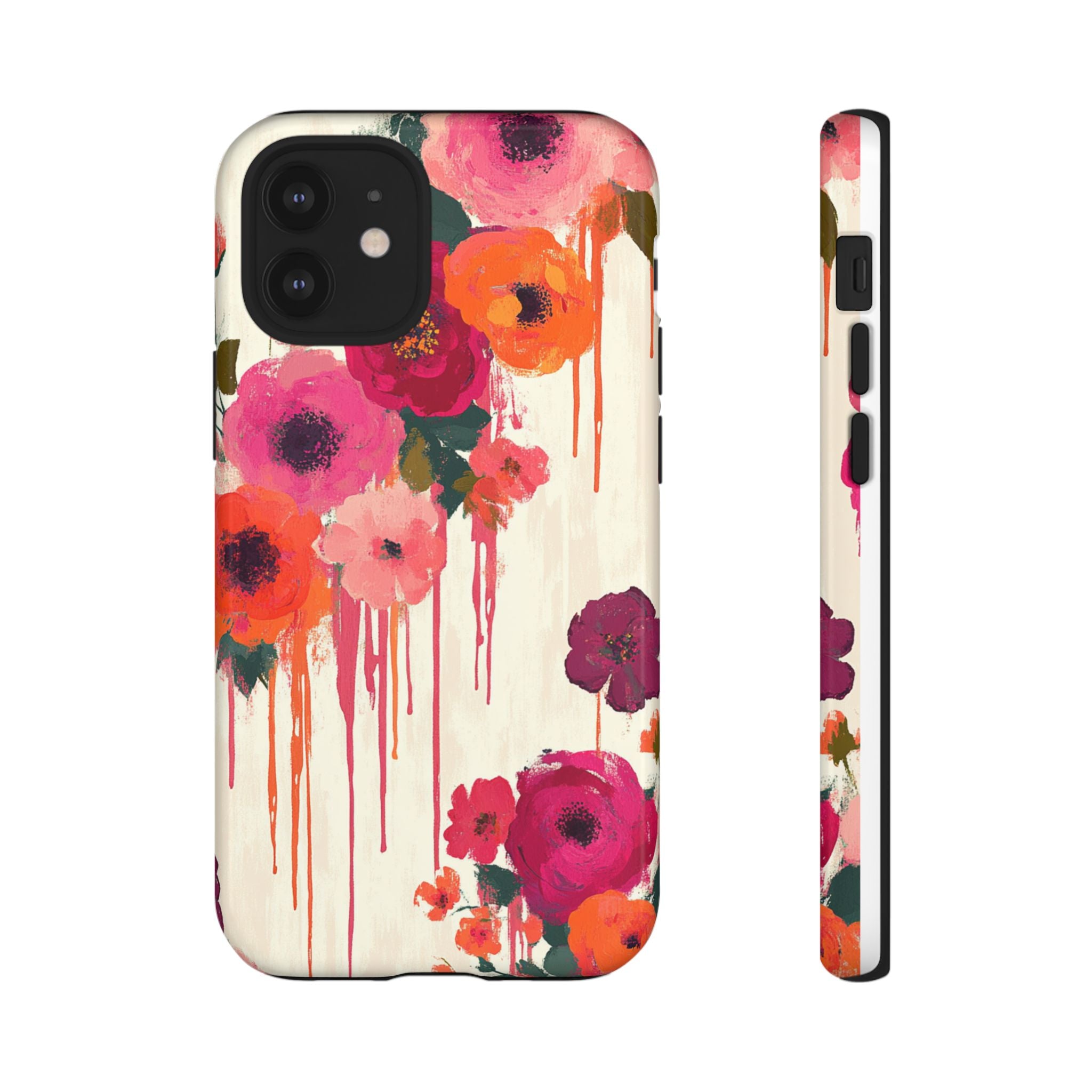 Floral Phone Case - Tough Cases with Vibrant Flower Design