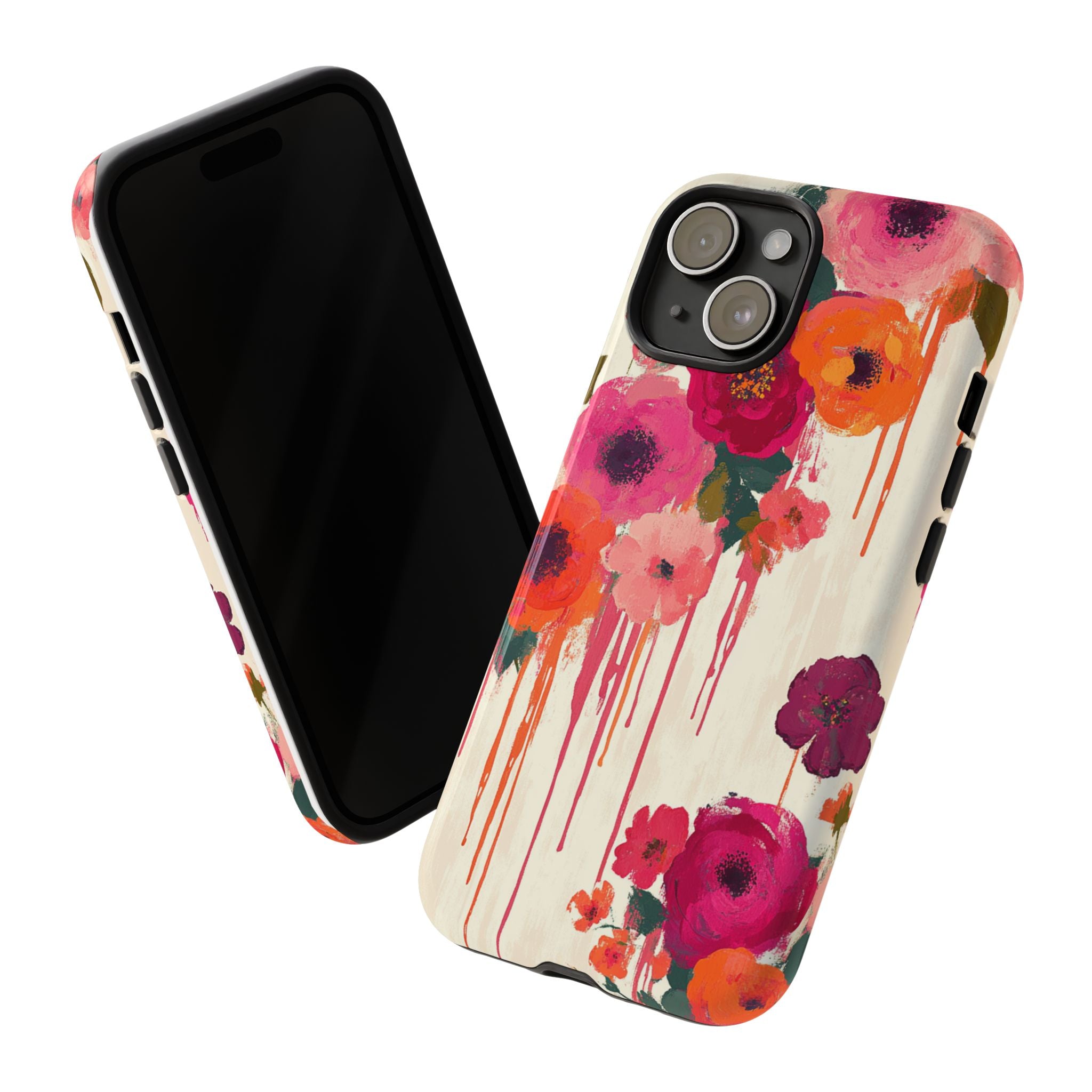 Floral Phone Case - Tough Cases with Vibrant Flower Design