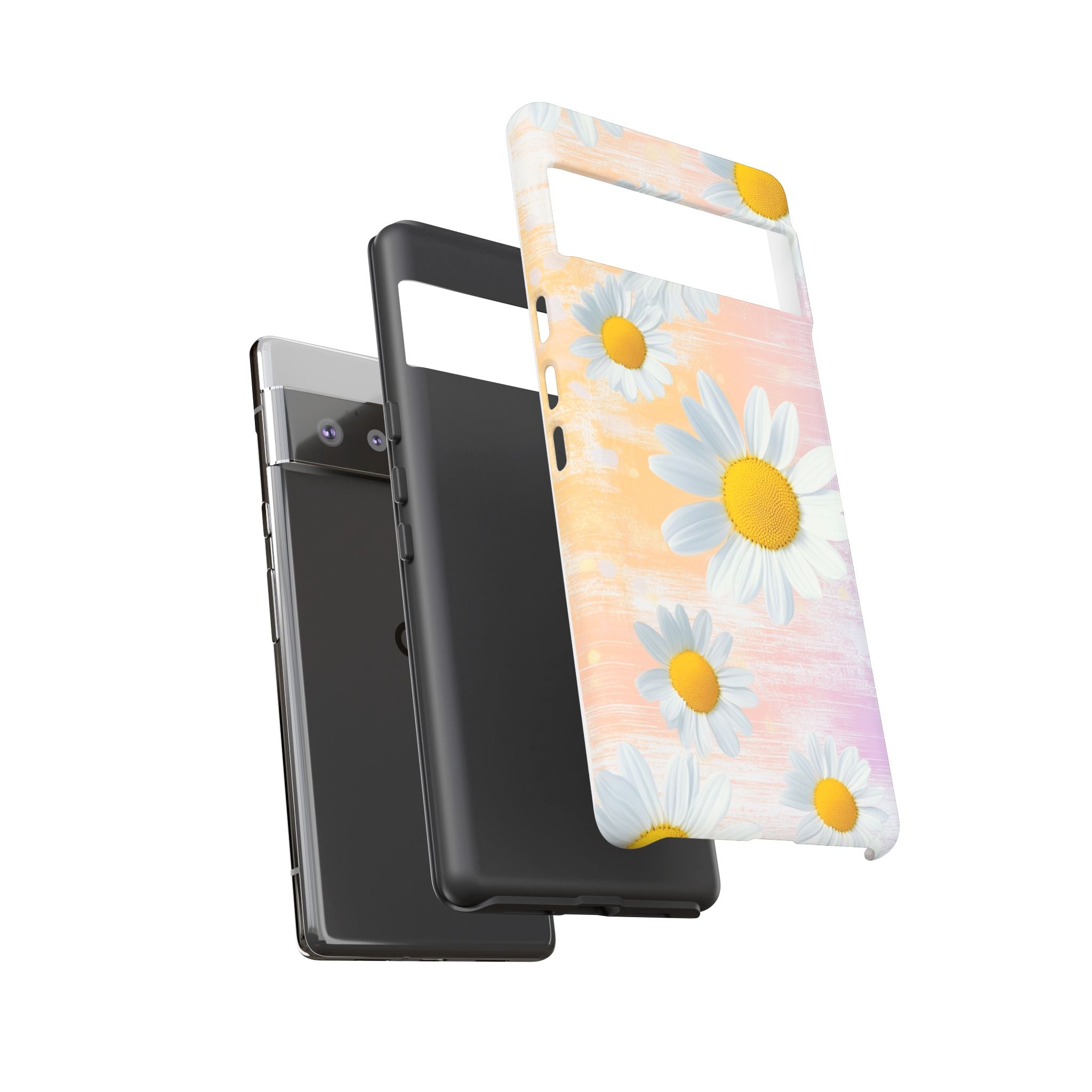 Daisy Phone Case - Floral Tough Case for Nature Lovers
