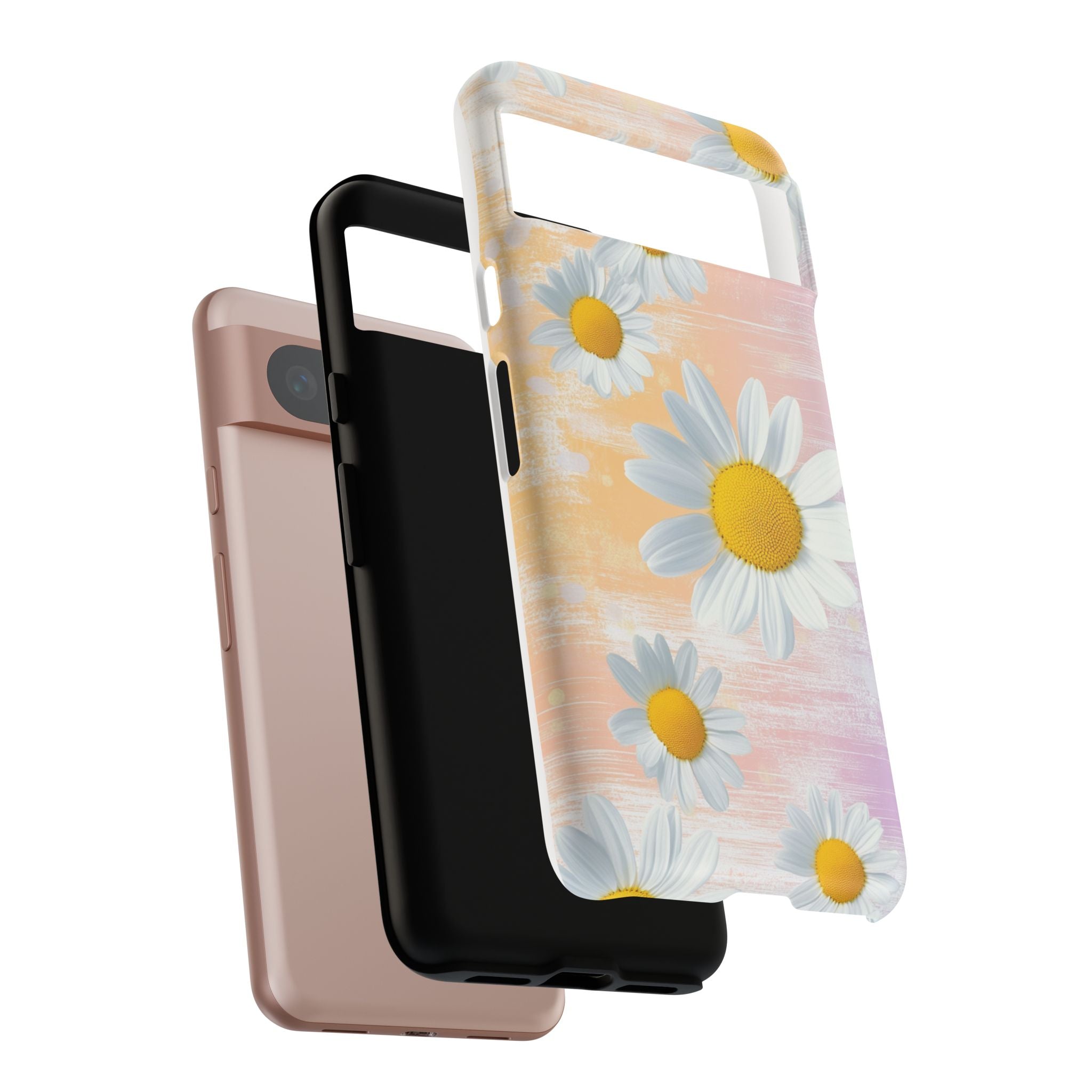 Daisy Phone Case - Floral Tough Case for Nature Lovers