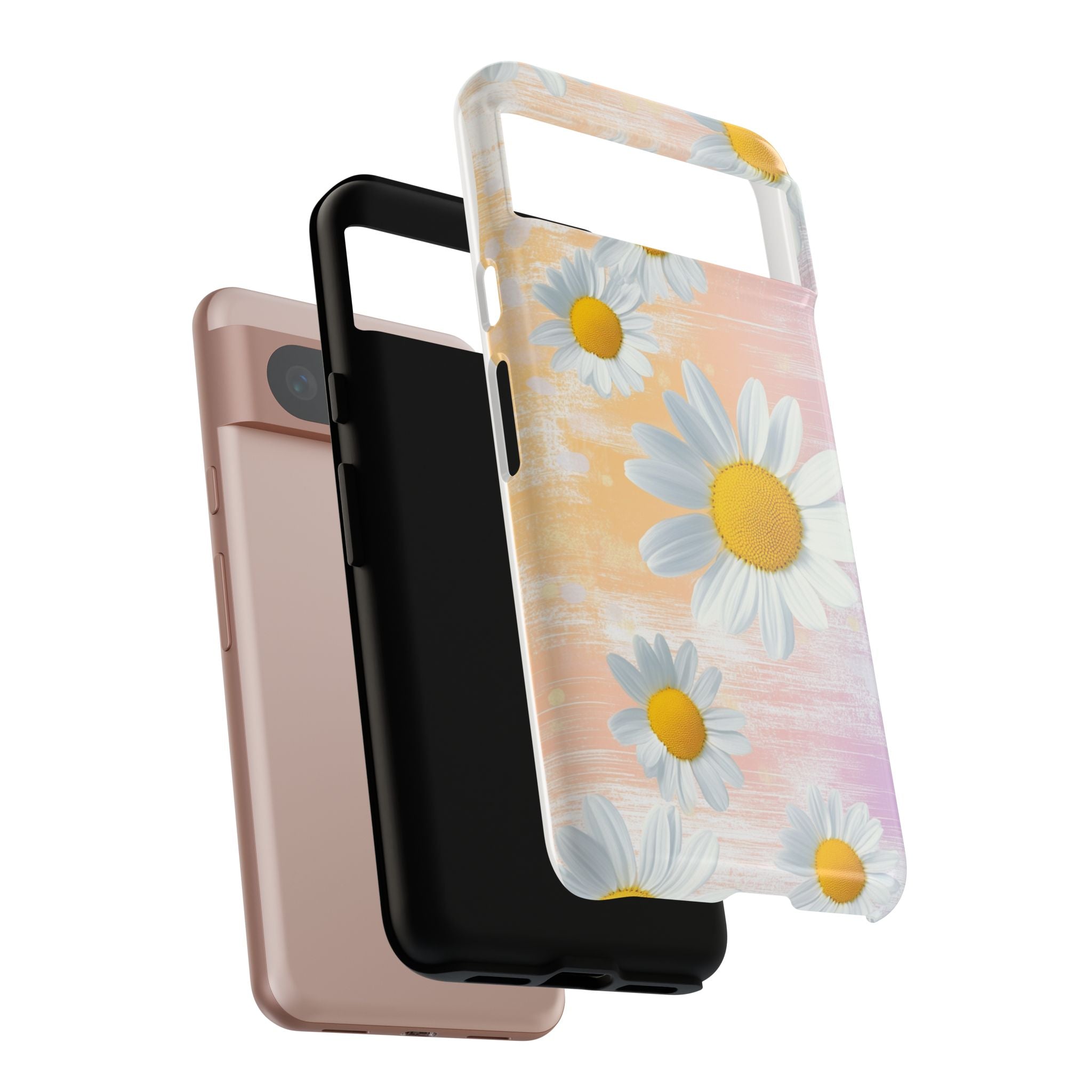 Daisy Phone Case - Floral Tough Case for Nature Lovers