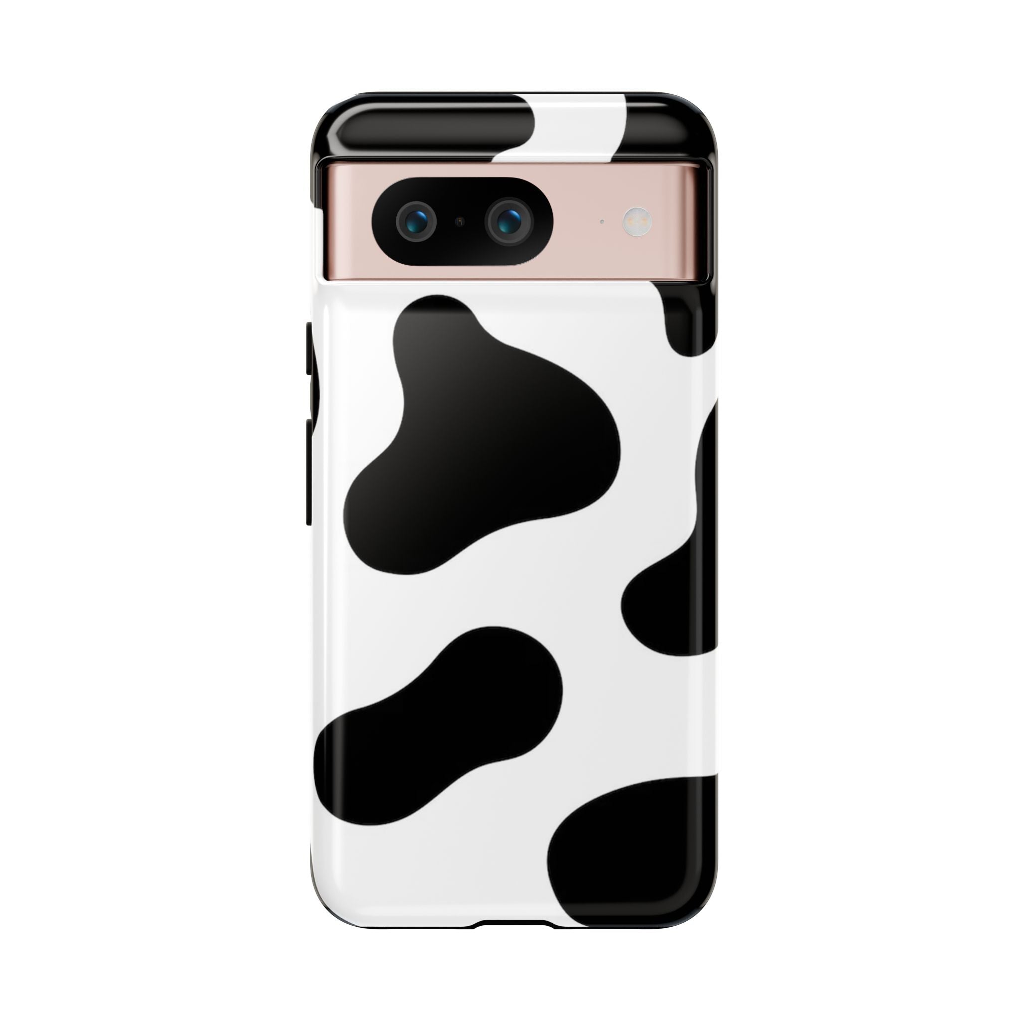 Black and White Cow Print Phone Case, Cute Tough Cases, Animal Print Case, Stylish Smartphone Accessories, Cow Lover Gift