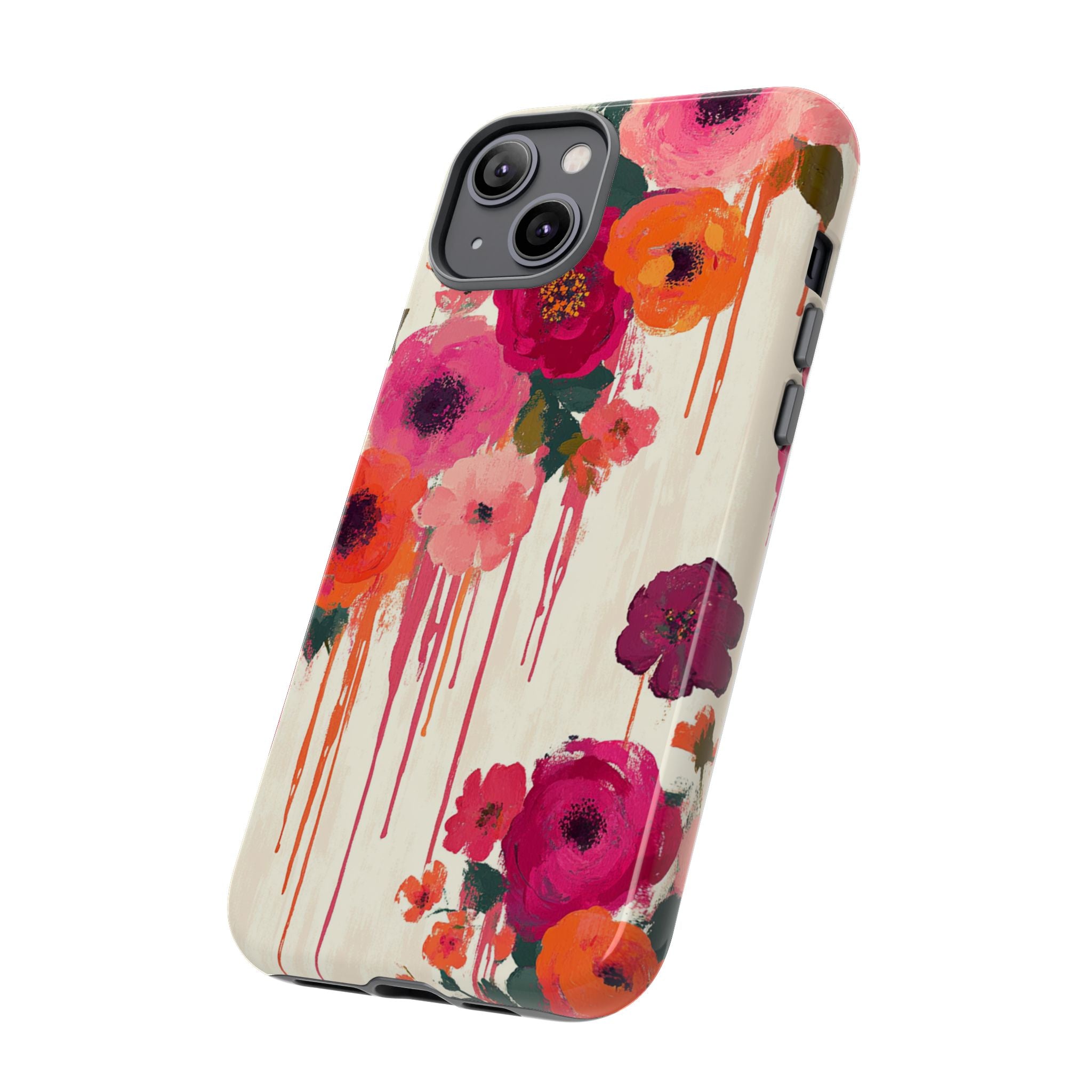 Floral Phone Case - Tough Cases with Vibrant Flower Design