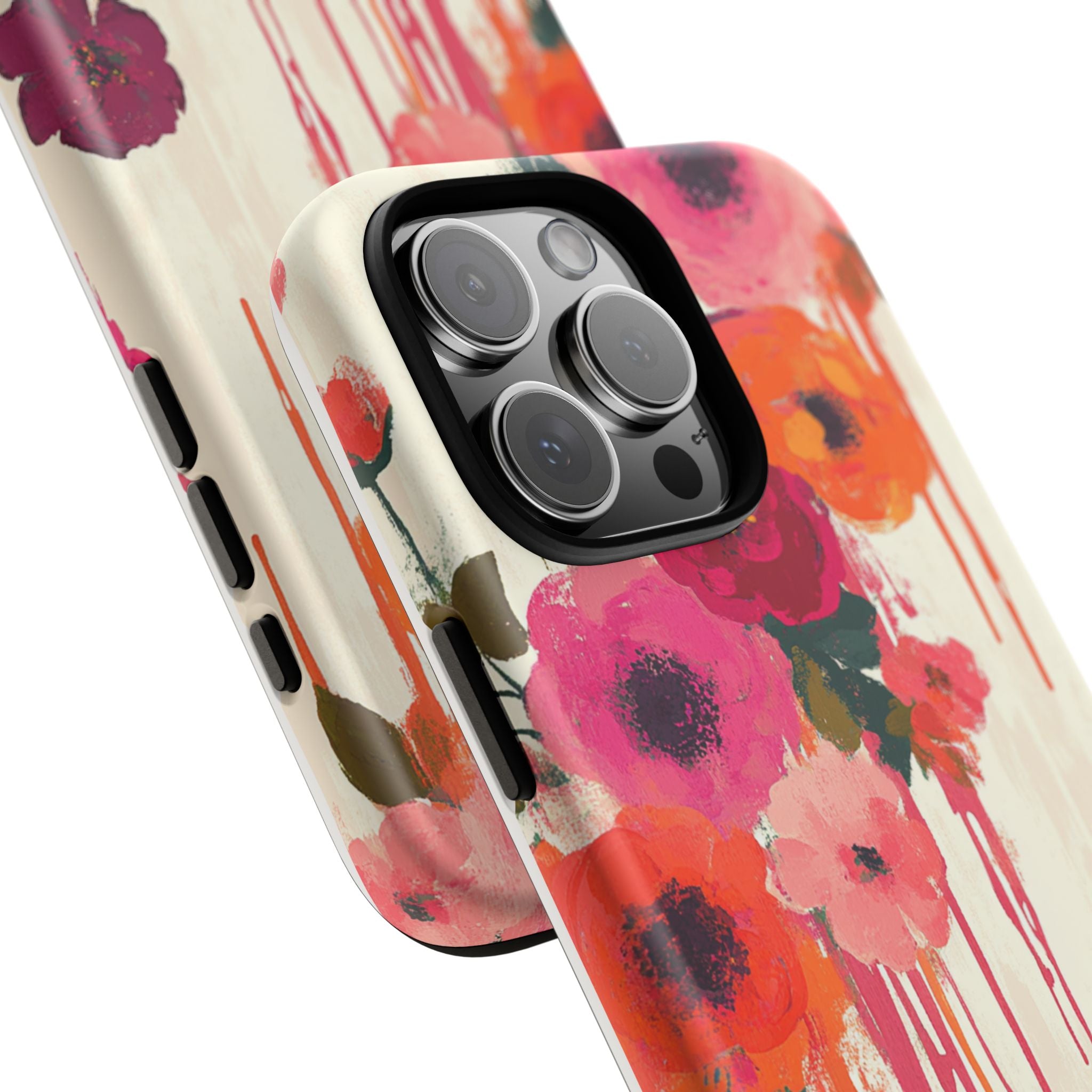 Floral Phone Case - Tough Cases with Vibrant Flower Design