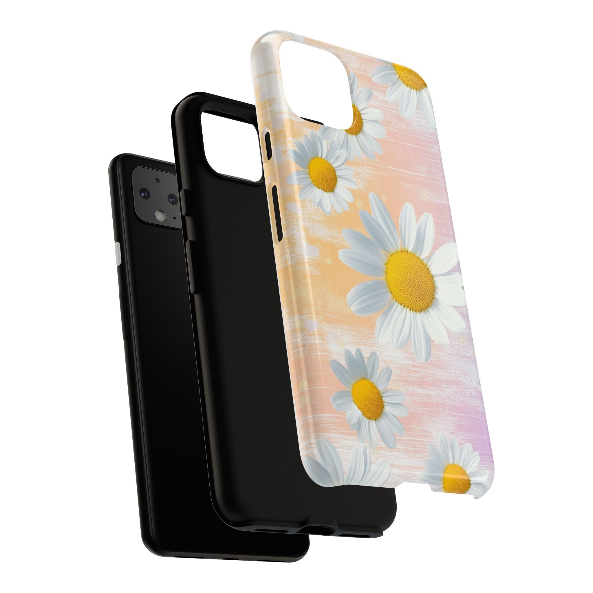 Daisy Phone Case - Floral Tough Case for Nature Lovers