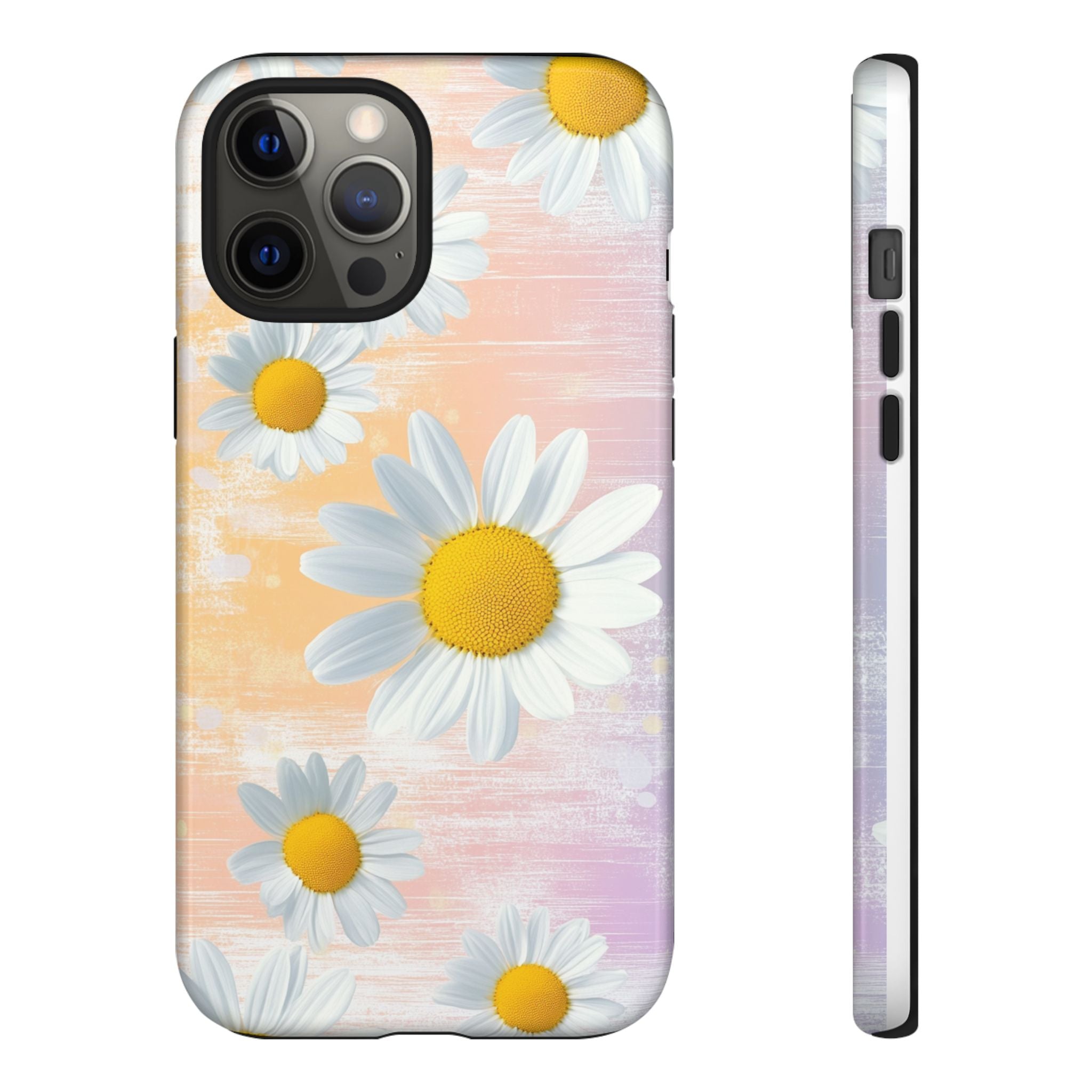 Daisy Phone Case - Floral Tough Case for Nature Lovers