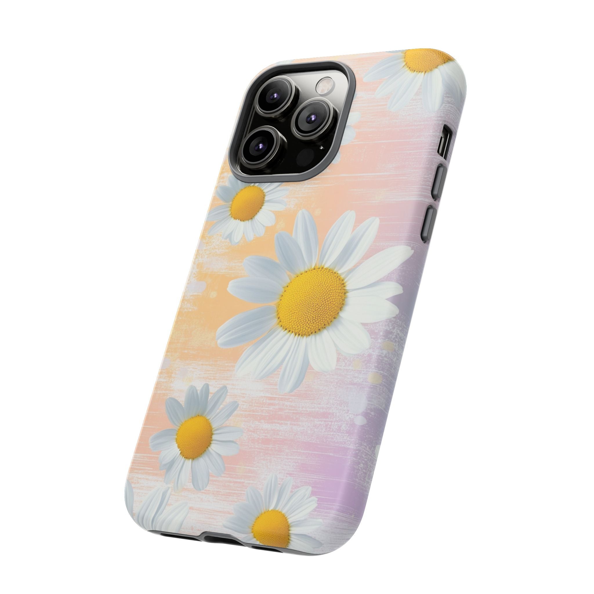 Daisy Phone Case - Floral Tough Case for Nature Lovers