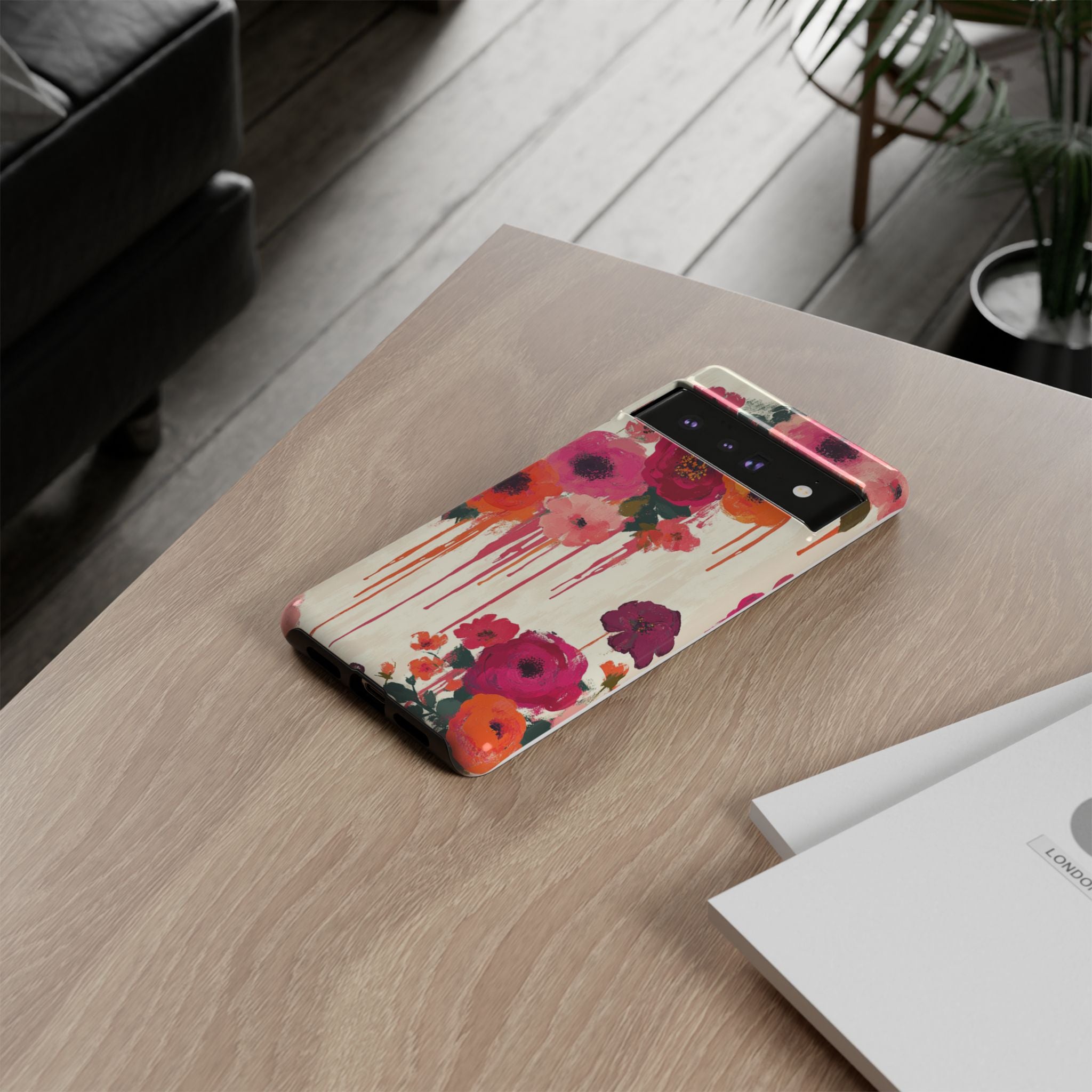 Floral Phone Case - Tough Cases with Vibrant Flower Design