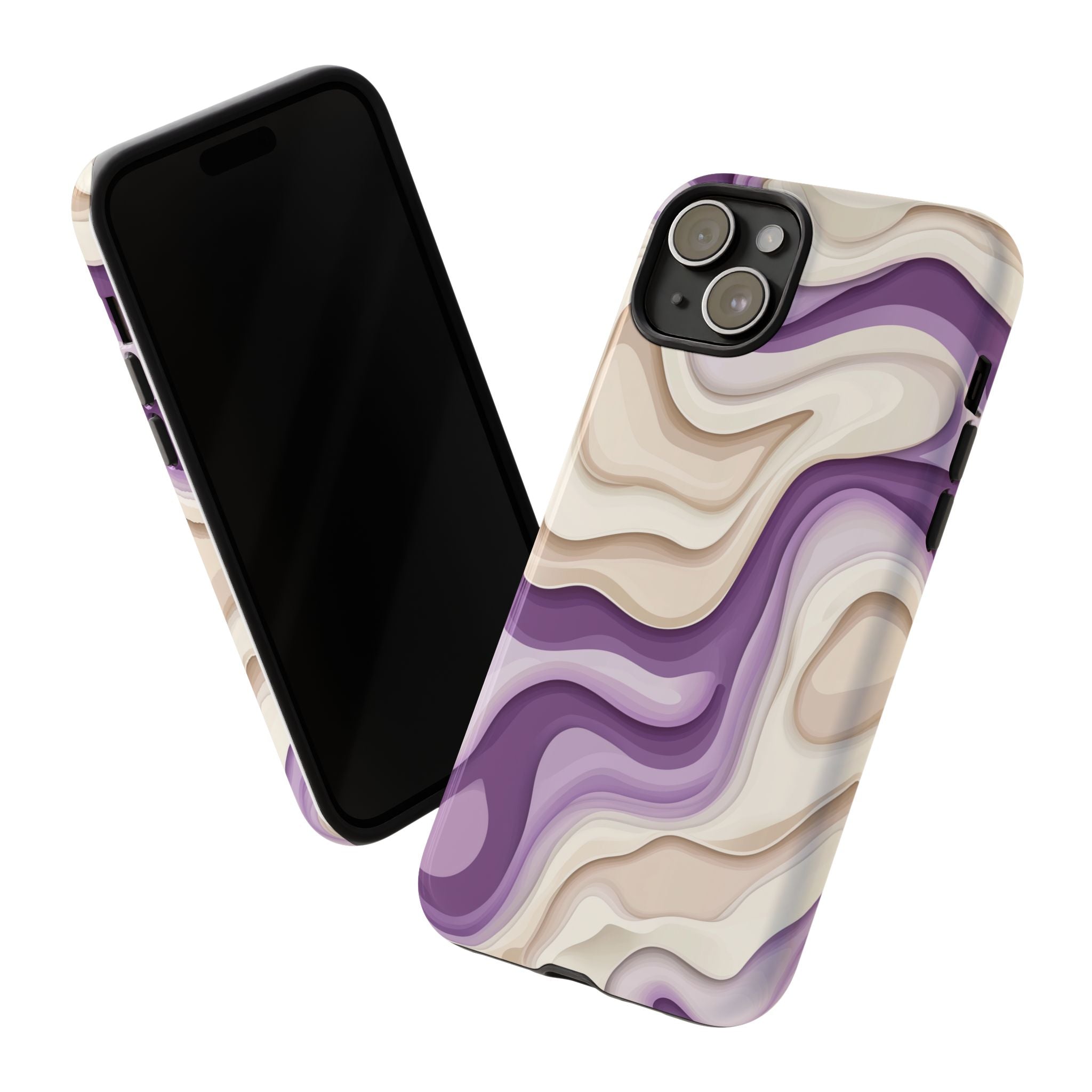 Abstract Waves Phone Case