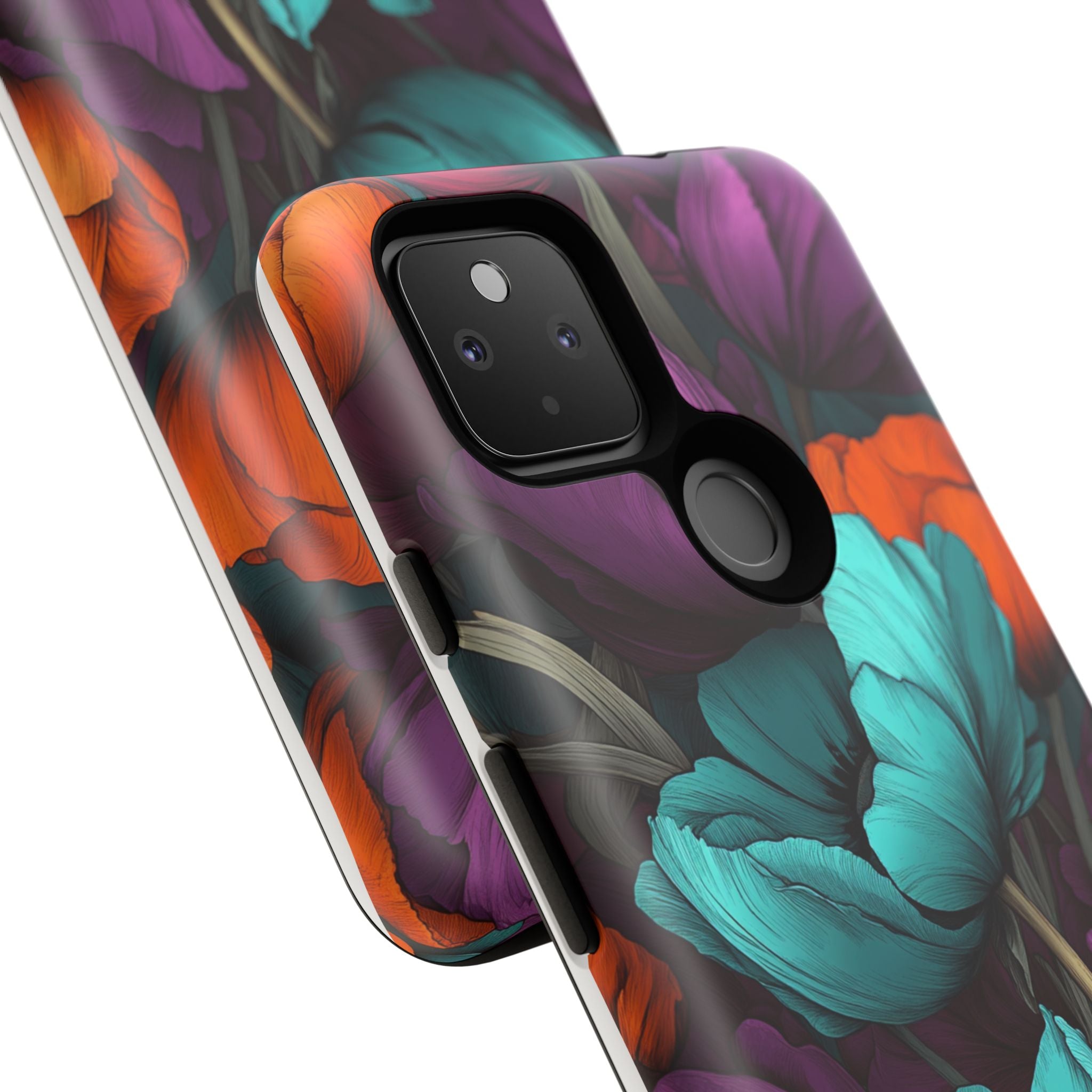 Floral Phone Case - Vibrant Flower Tough Case