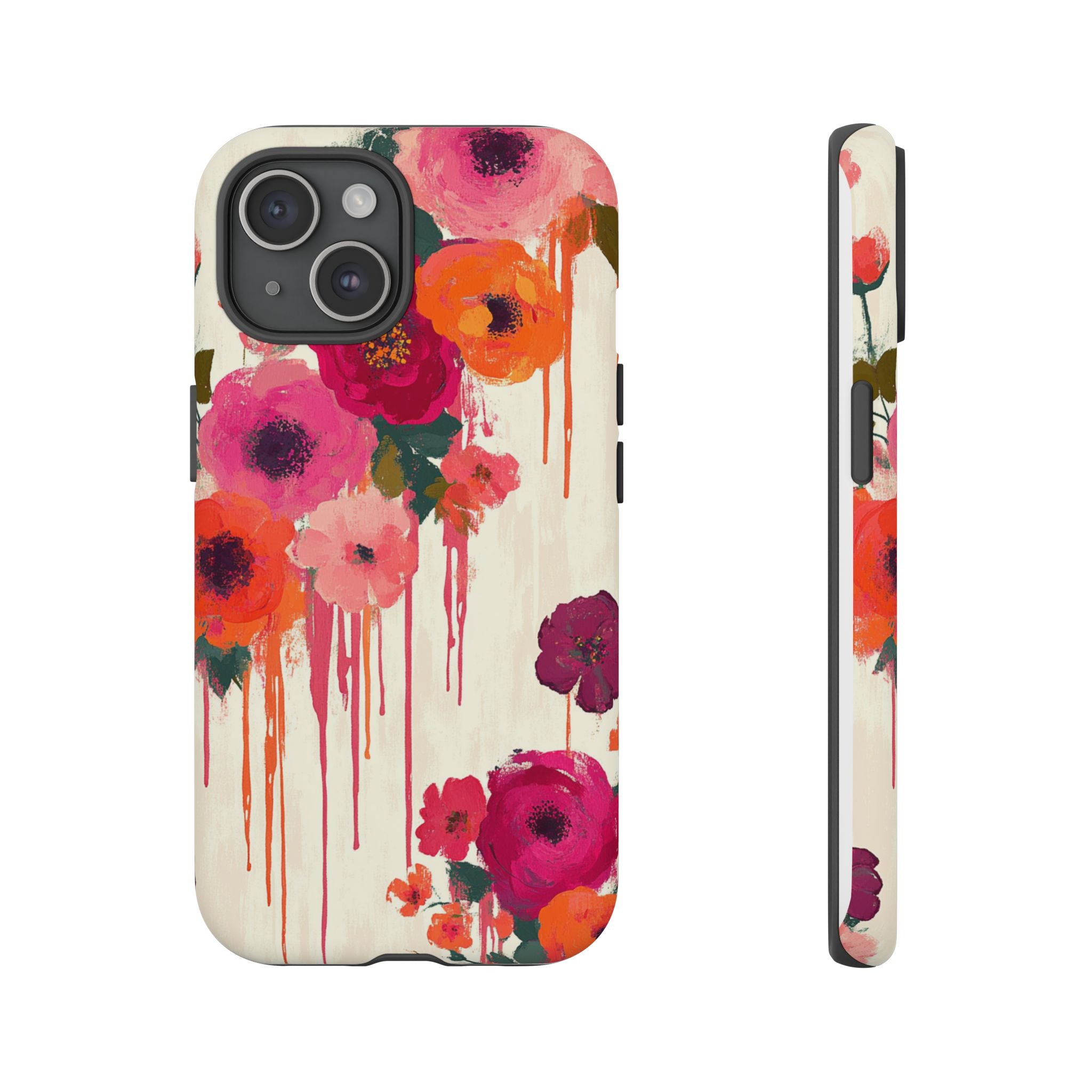 Floral Phone Case - Tough Cases with Vibrant Flower Design