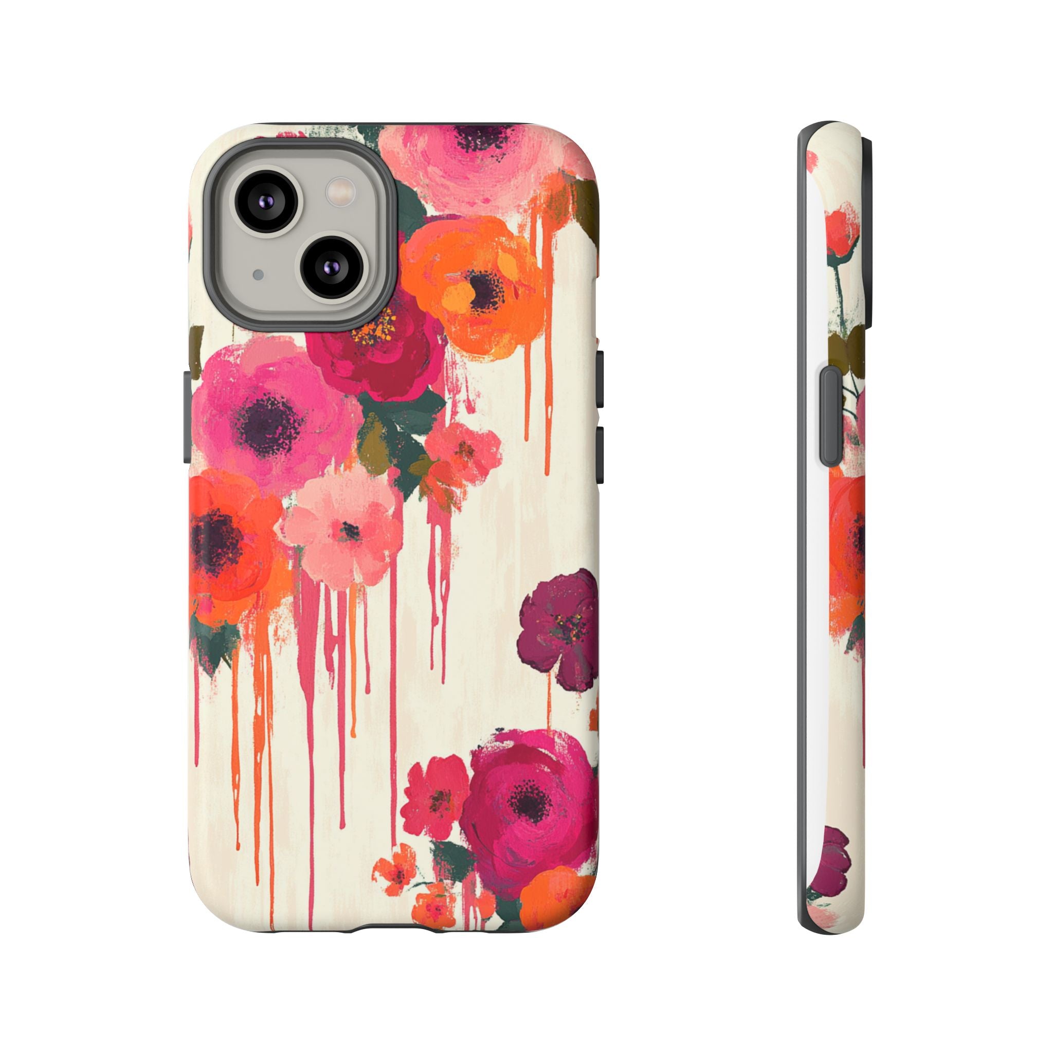 Floral Phone Case - Tough Cases with Vibrant Flower Design