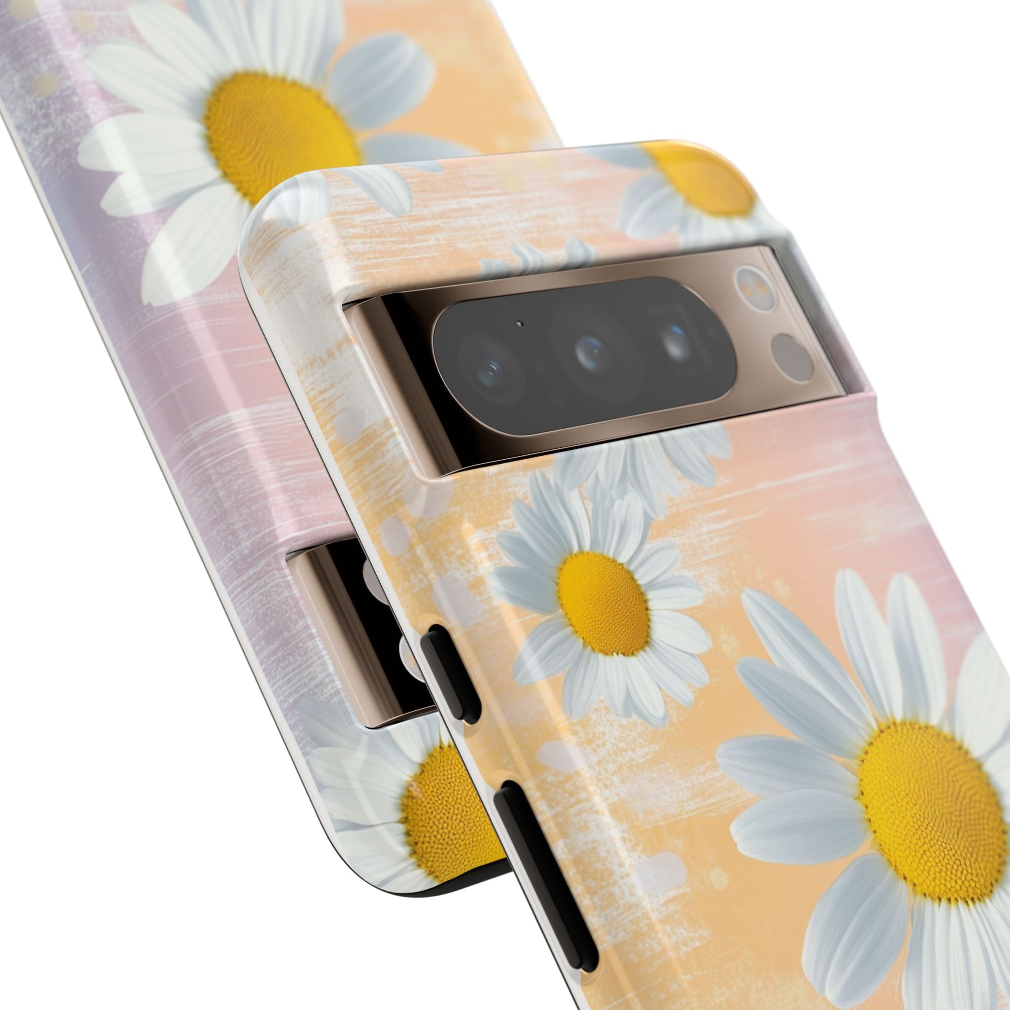 Daisy Phone Case - Floral Tough Case for Nature Lovers