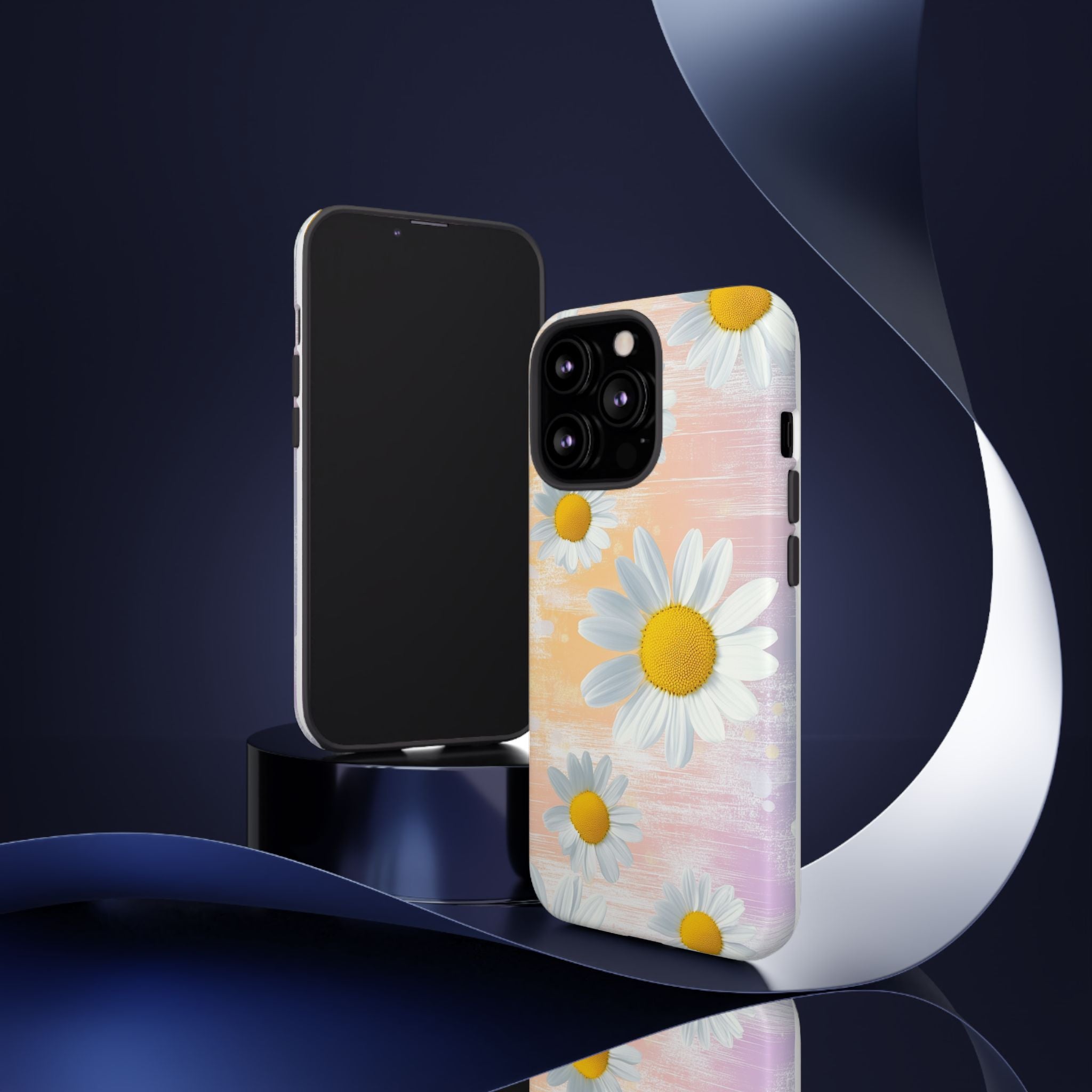 Daisy Phone Case - Floral Tough Case for Nature Lovers
