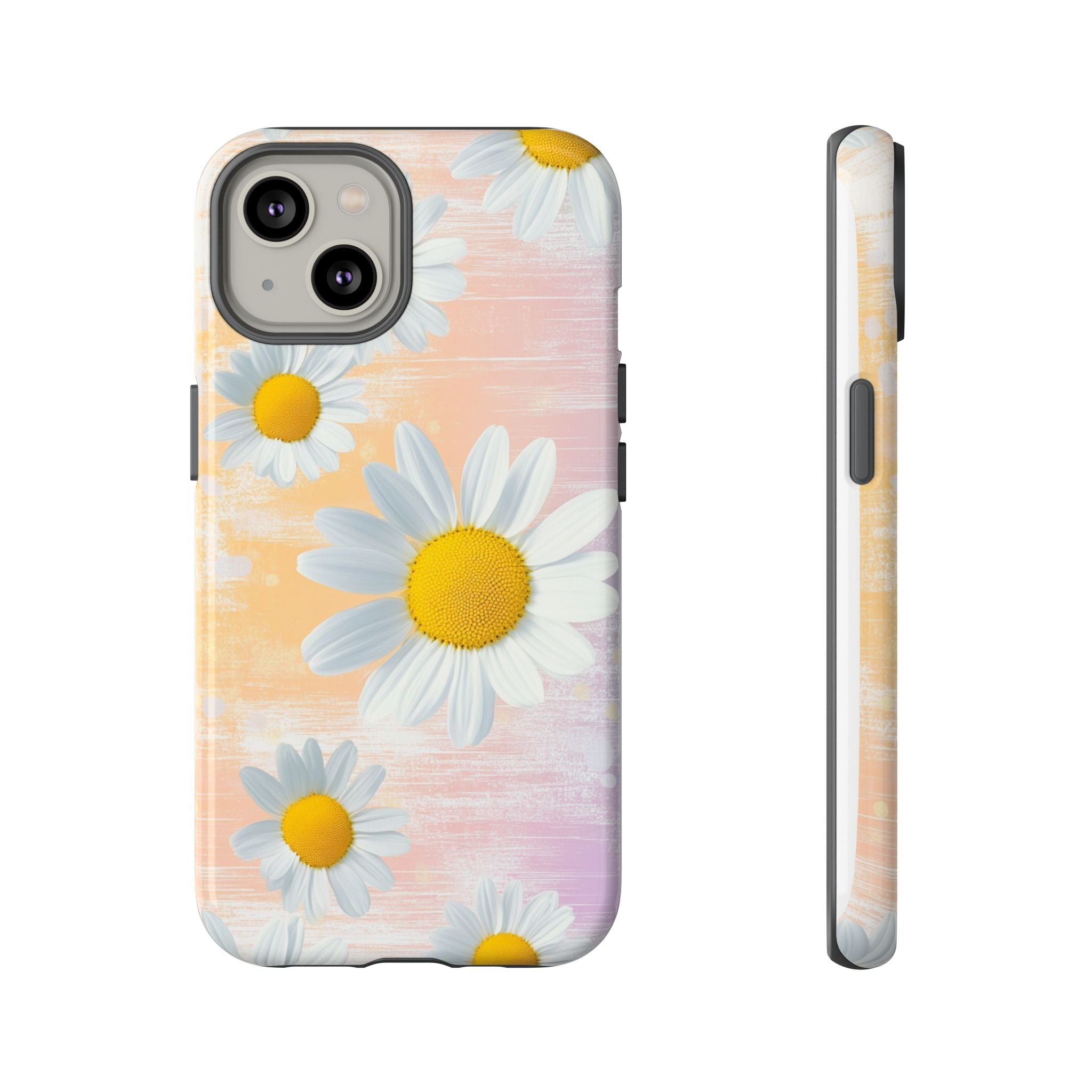 Daisy Phone Case - Floral Tough Case for Nature Lovers