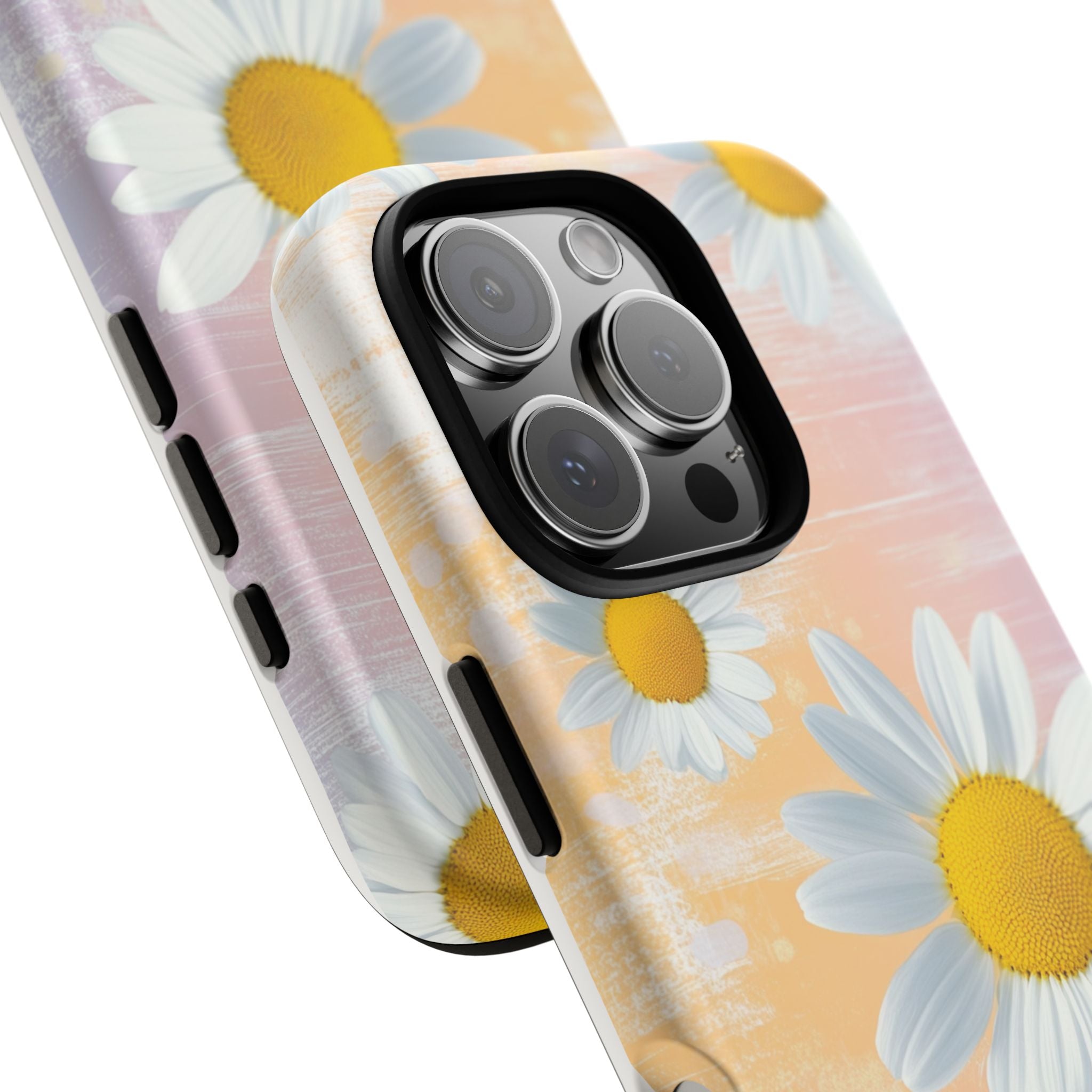Daisy Phone Case - Floral Tough Case for Nature Lovers