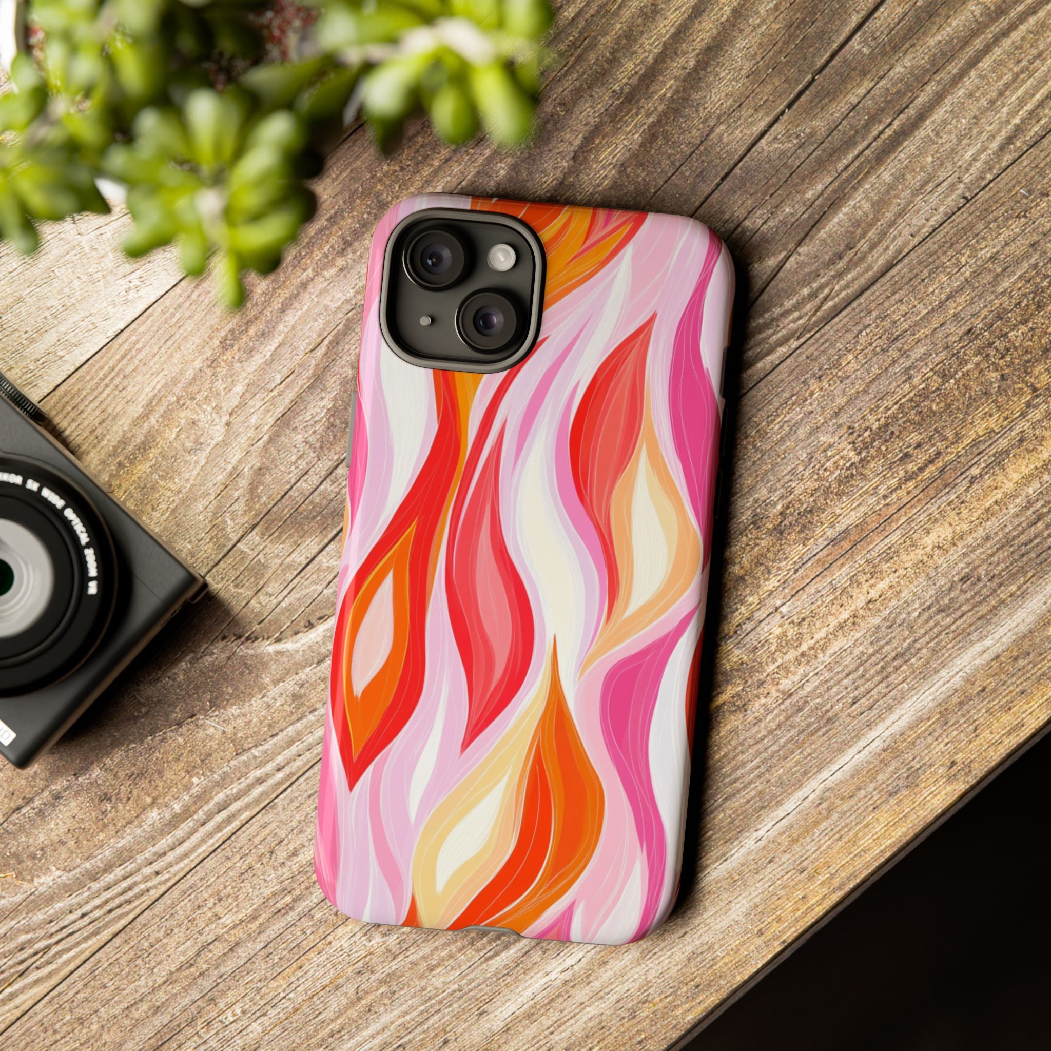 Vibrant Phone Case - Artistic Abstract Design