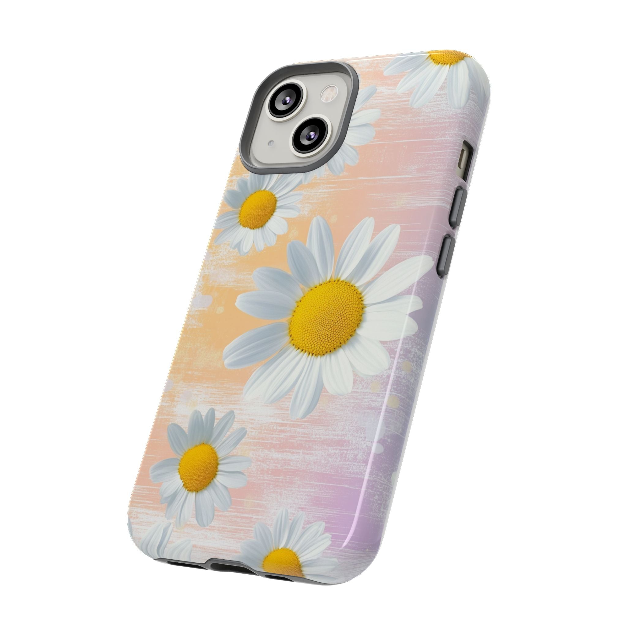 Daisy Phone Case - Floral Tough Case for Nature Lovers