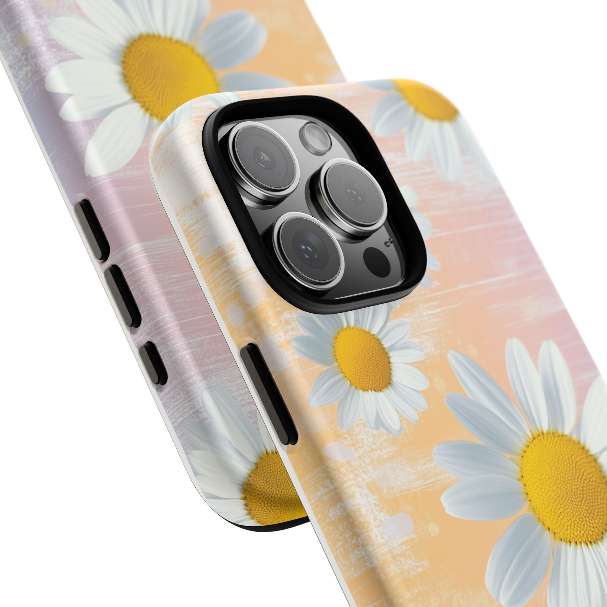 Daisy Phone Case - Floral Tough Case for Nature Lovers