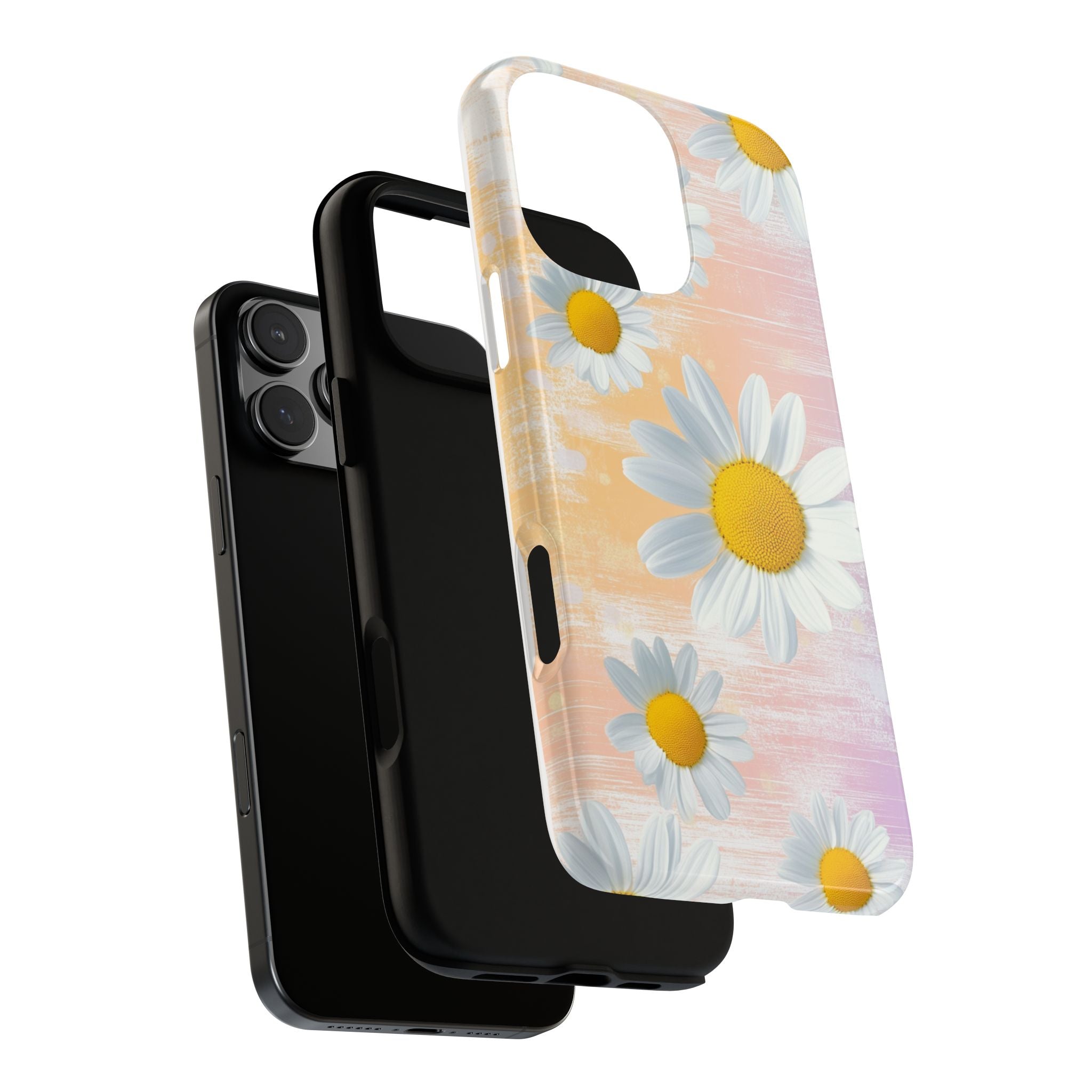 Daisy Phone Case - Floral Tough Case for Nature Lovers