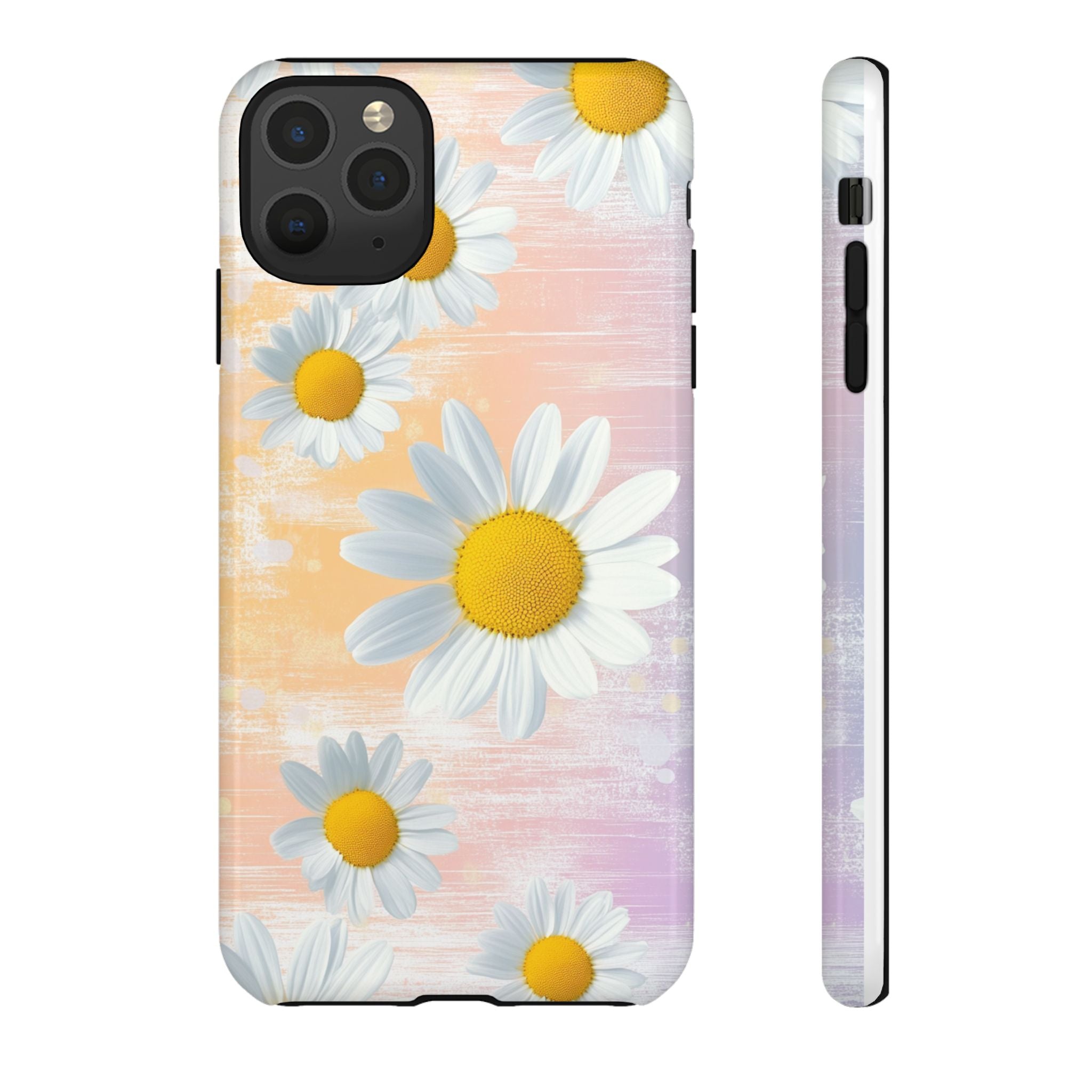 Daisy Phone Case - Floral Tough Case for Nature Lovers