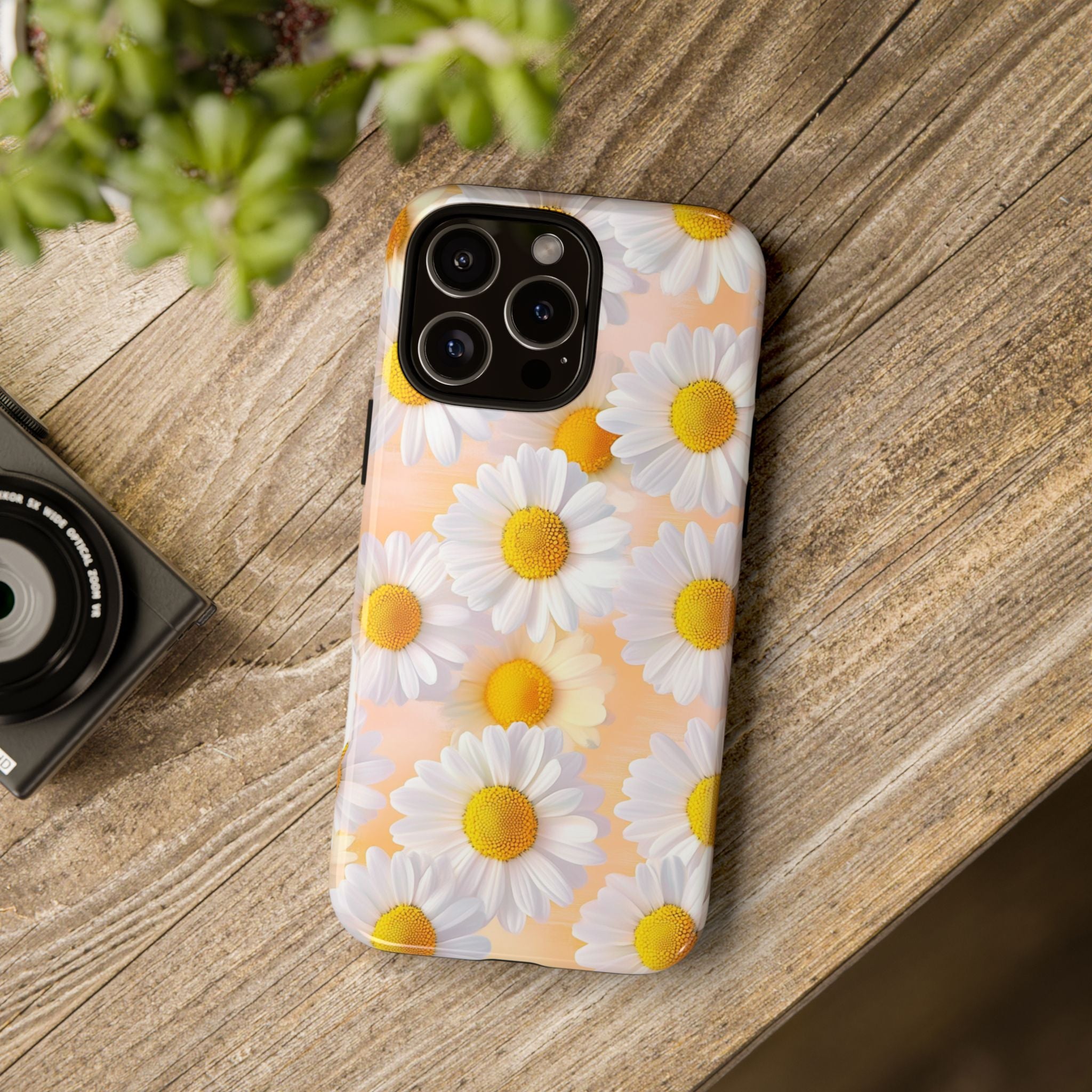 Daisy Phone Case - Floral Tough Cover