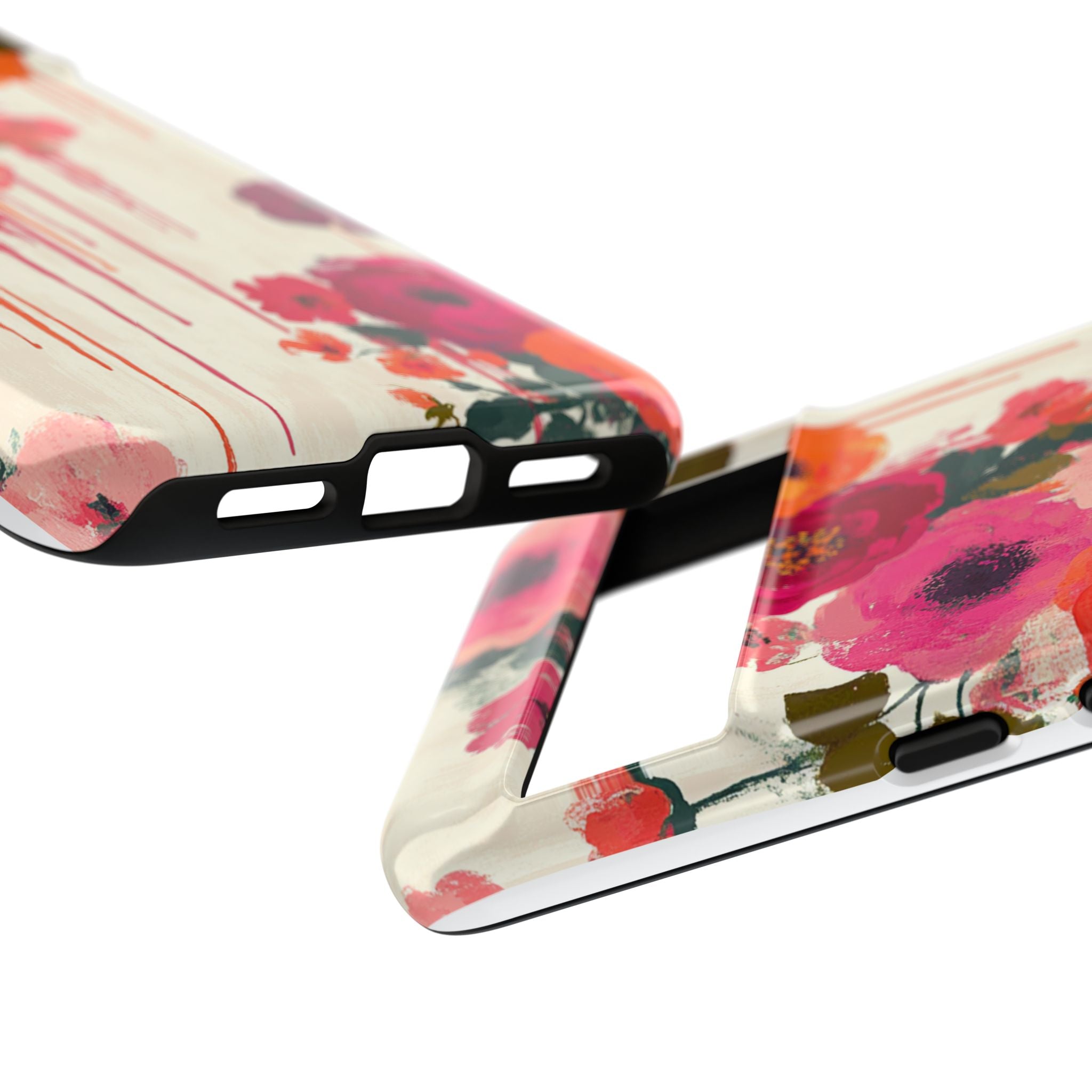 Floral Phone Case - Tough Cases with Vibrant Flower Design