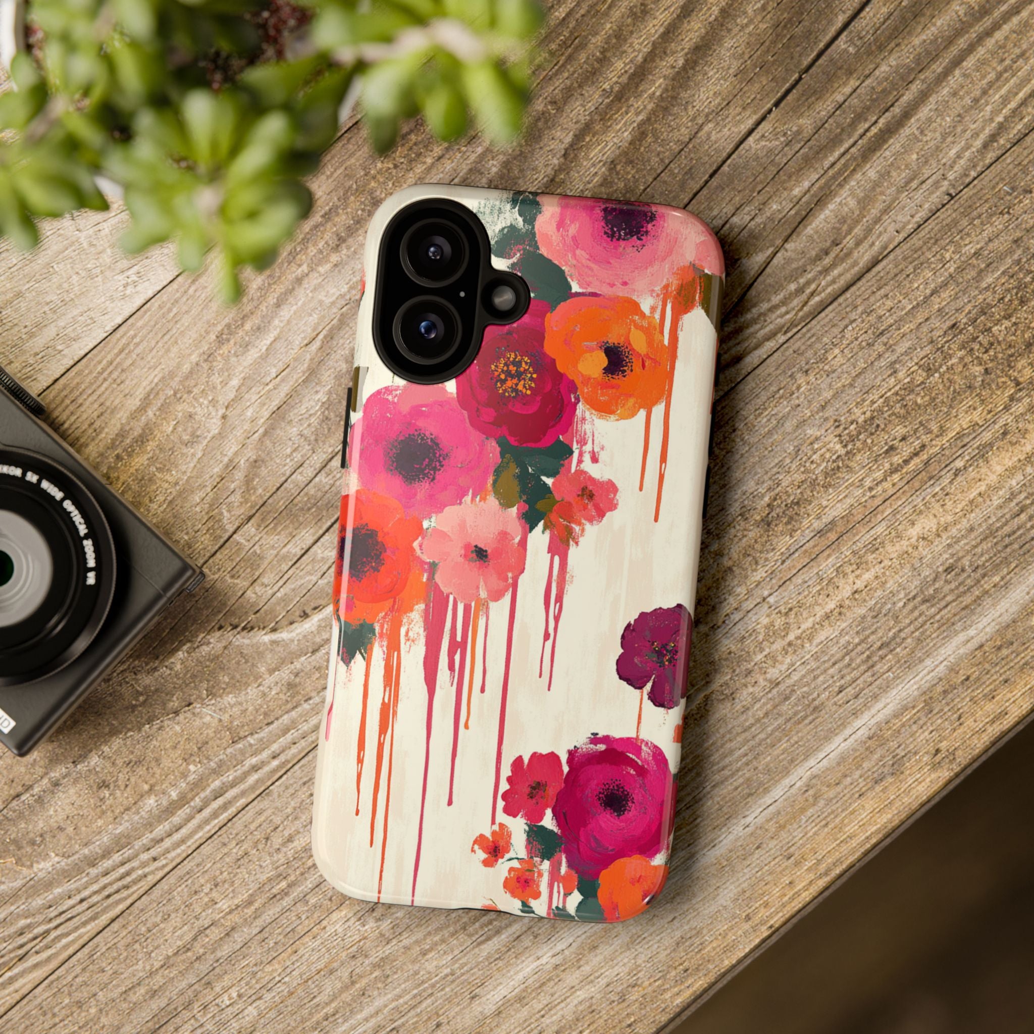 Floral Phone Case - Tough Cases with Vibrant Flower Design