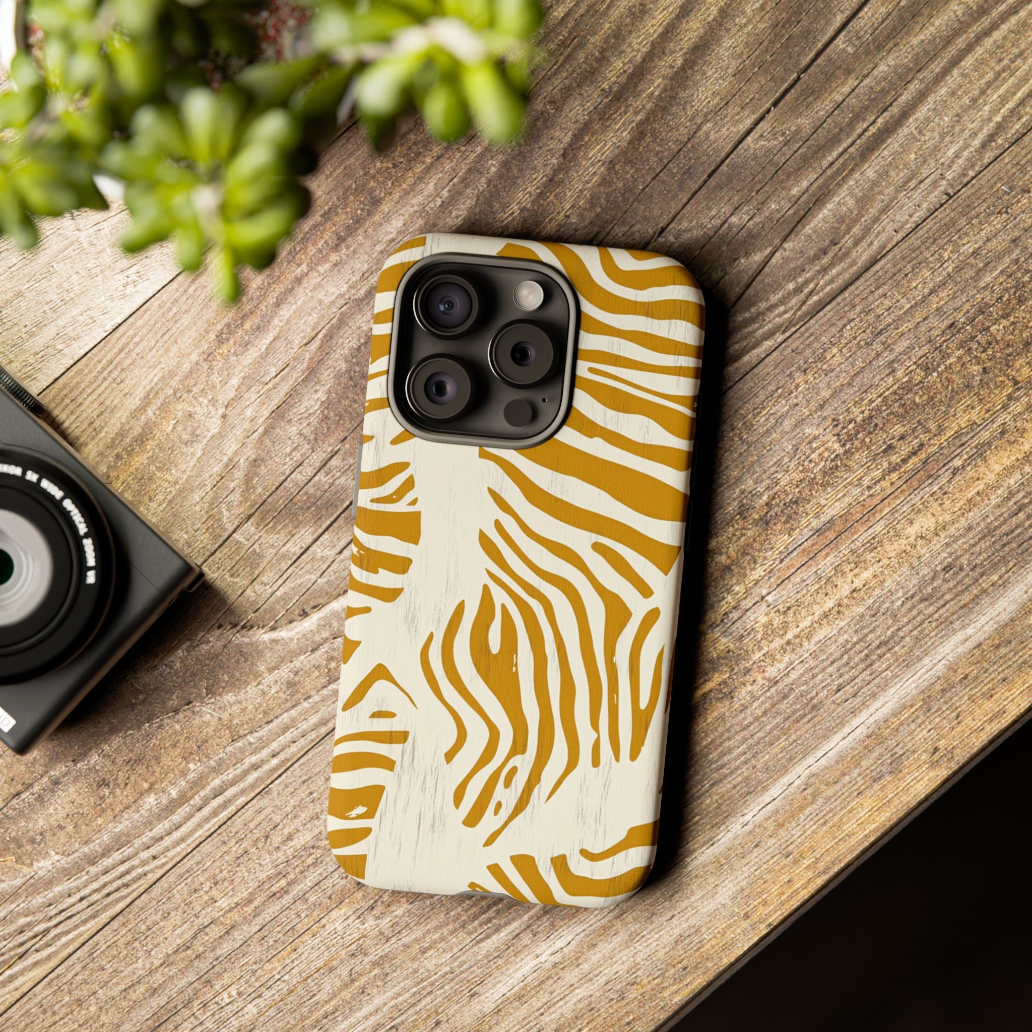 Stylish Phone Case with Zebra Print