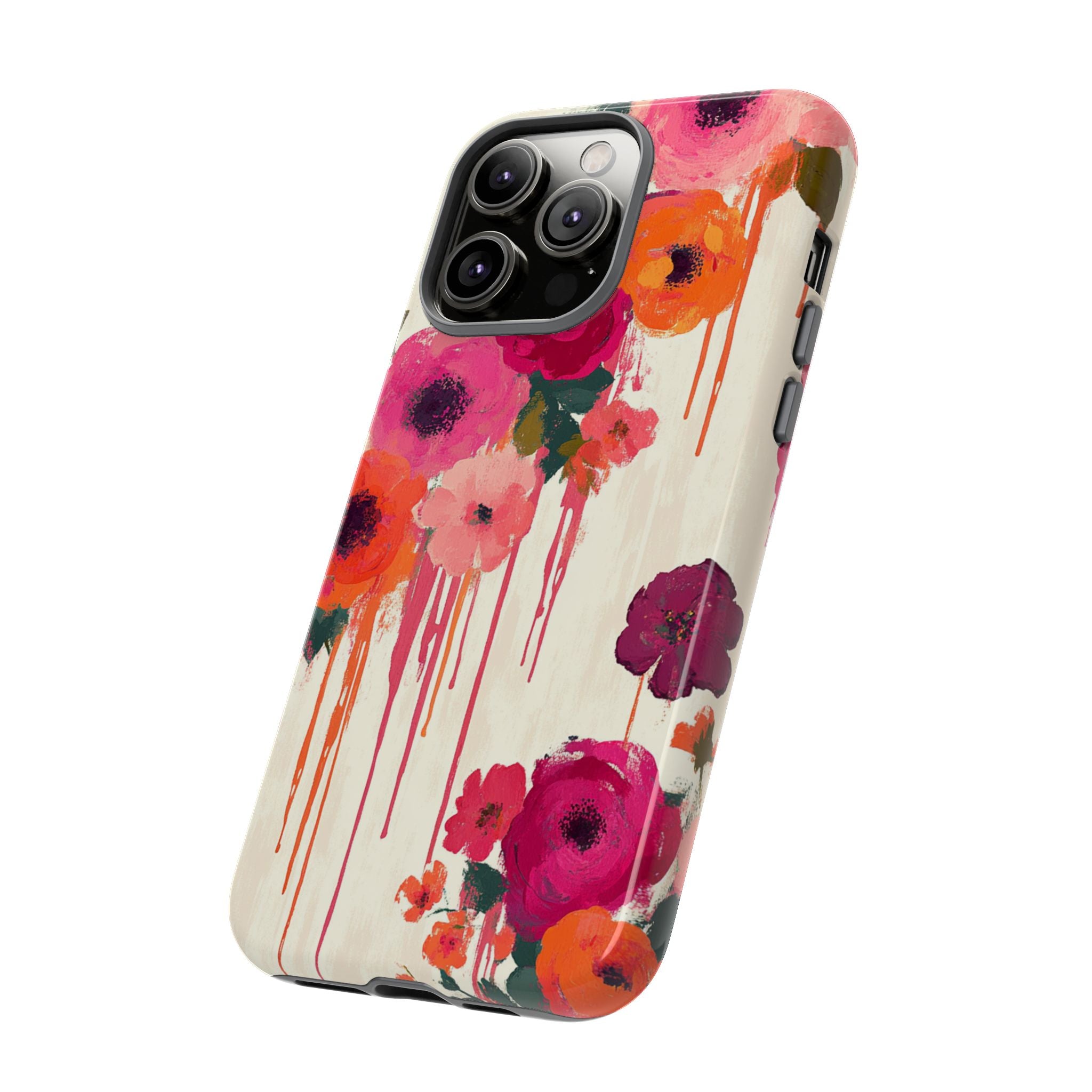 Floral Phone Case - Tough Cases with Vibrant Flower Design