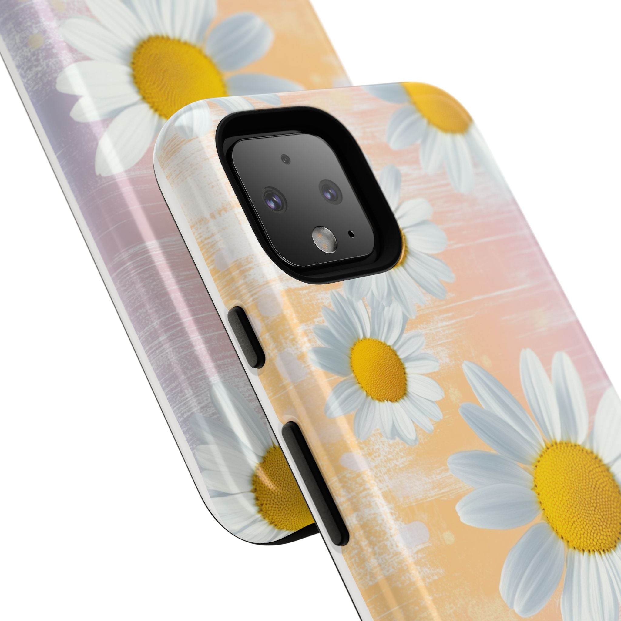 Daisy Phone Case - Floral Tough Case for Nature Lovers